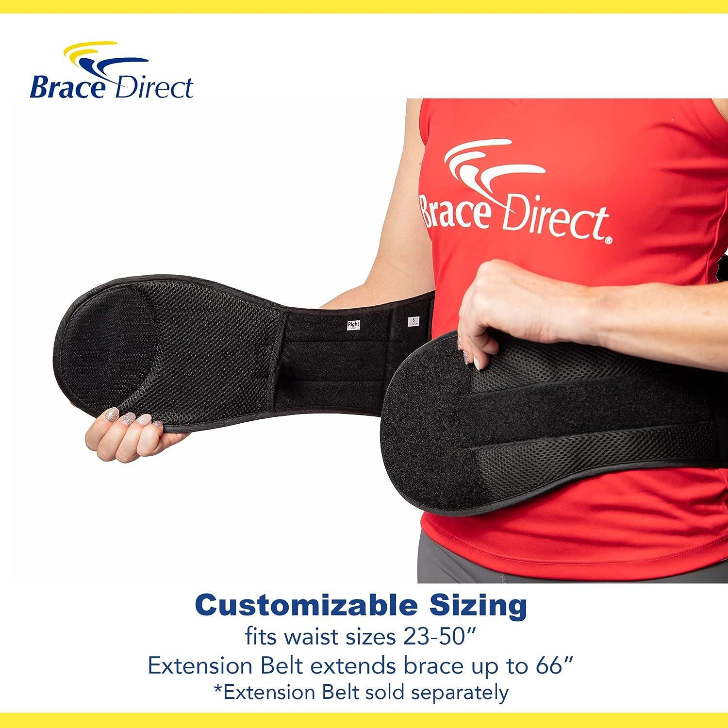 Brace Align Back Brace Extension Belt BKB123 Only-Back Brace Support  Extension Belt allows you to wear the Brace Align Back brace extending up  to 66