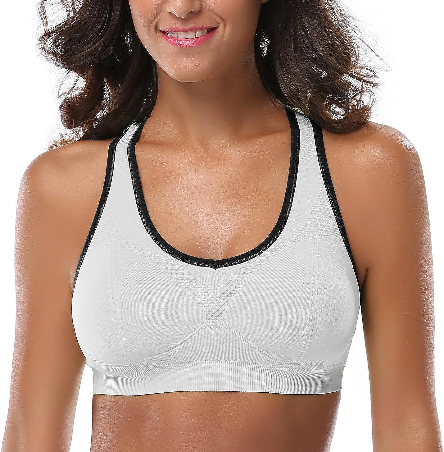 Women's Breathable Bras for Sports Everyday Comfort Racerback