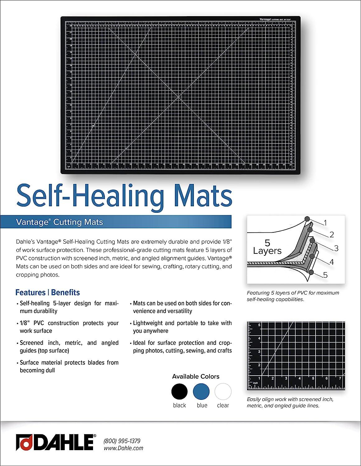 Dahle Vantage Self-Healing Cutting Mat (36 x 48, Blue)