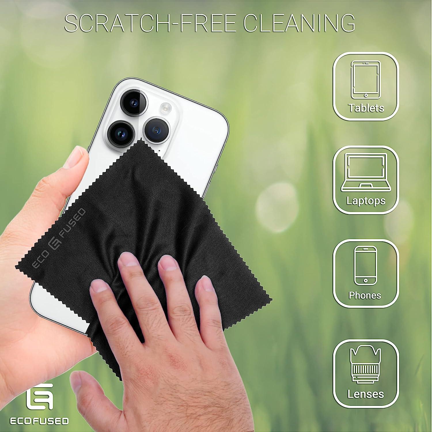 Microfiber Cleaning Cloth - 5.5x3'' Microfiber Cloth - Pack of 18 Lens  Cleaning Wipes - Cleaning Cloth for Glasses, Eyeglasses, Camera Lens &  Phones 18 Pack - 5.5 x 3 Inch