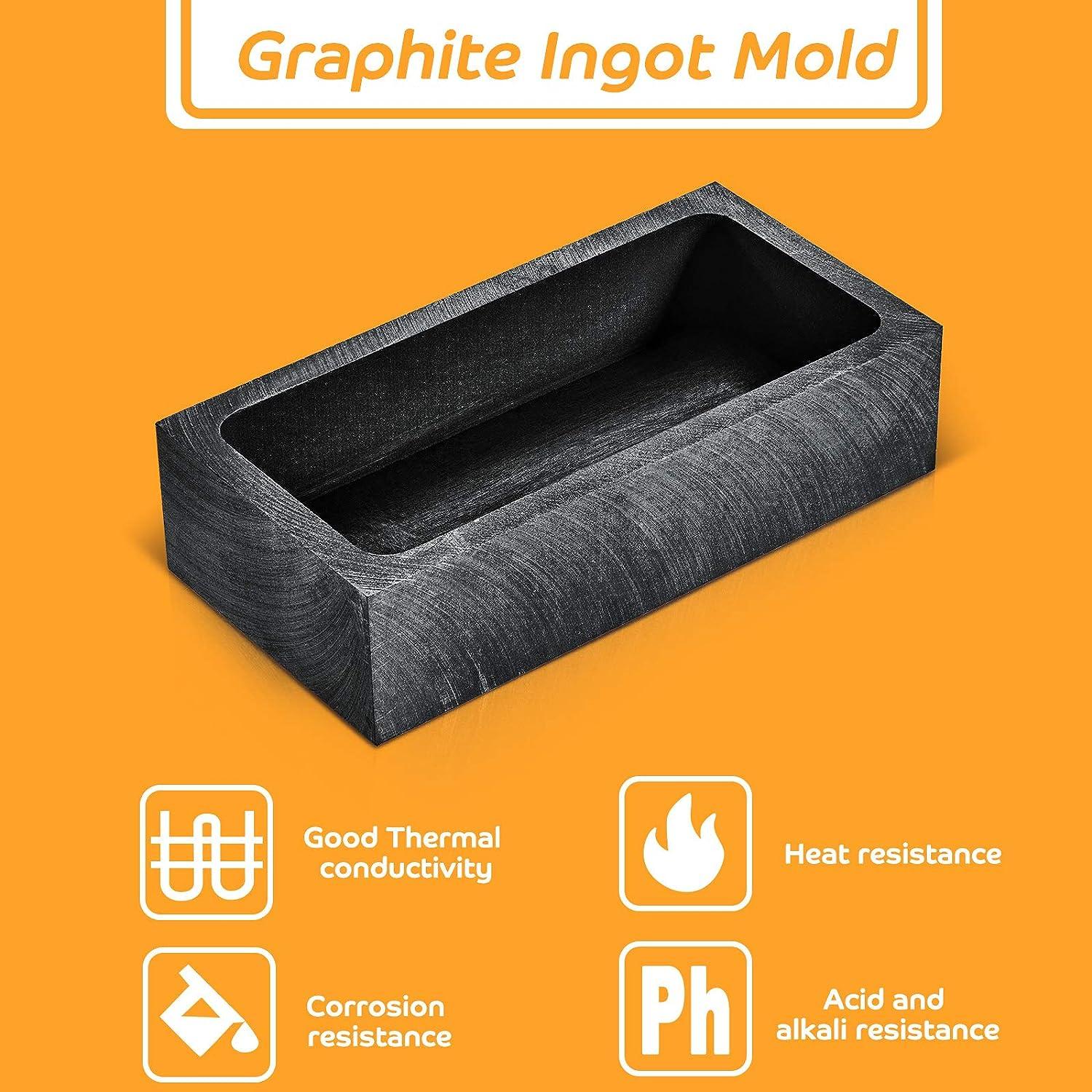 Gold Ingot Mold Molds Casting Non-ferrous Metal DIY Melting Copper