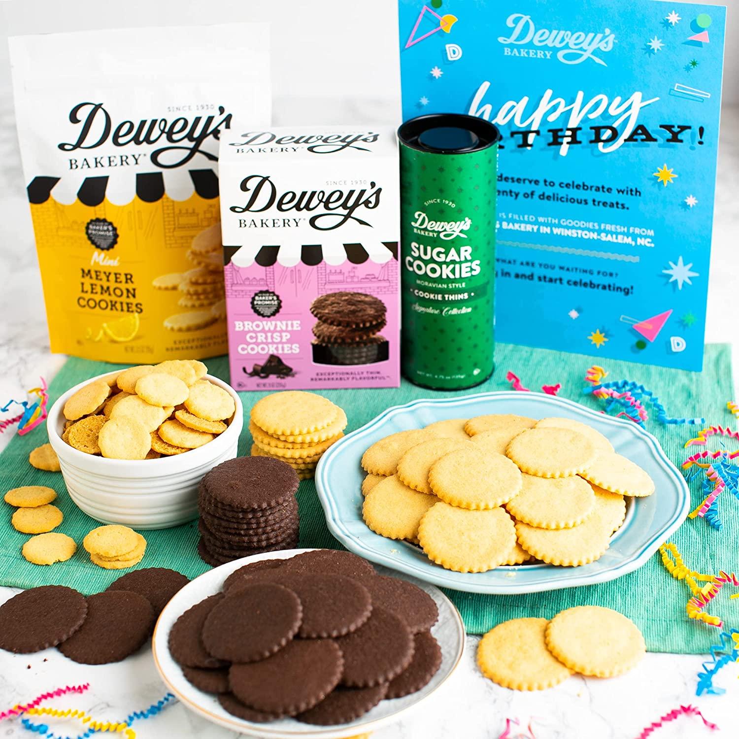 Dewey S Bakery Birthday Gift Box Moravian Style Cookie Thins 3