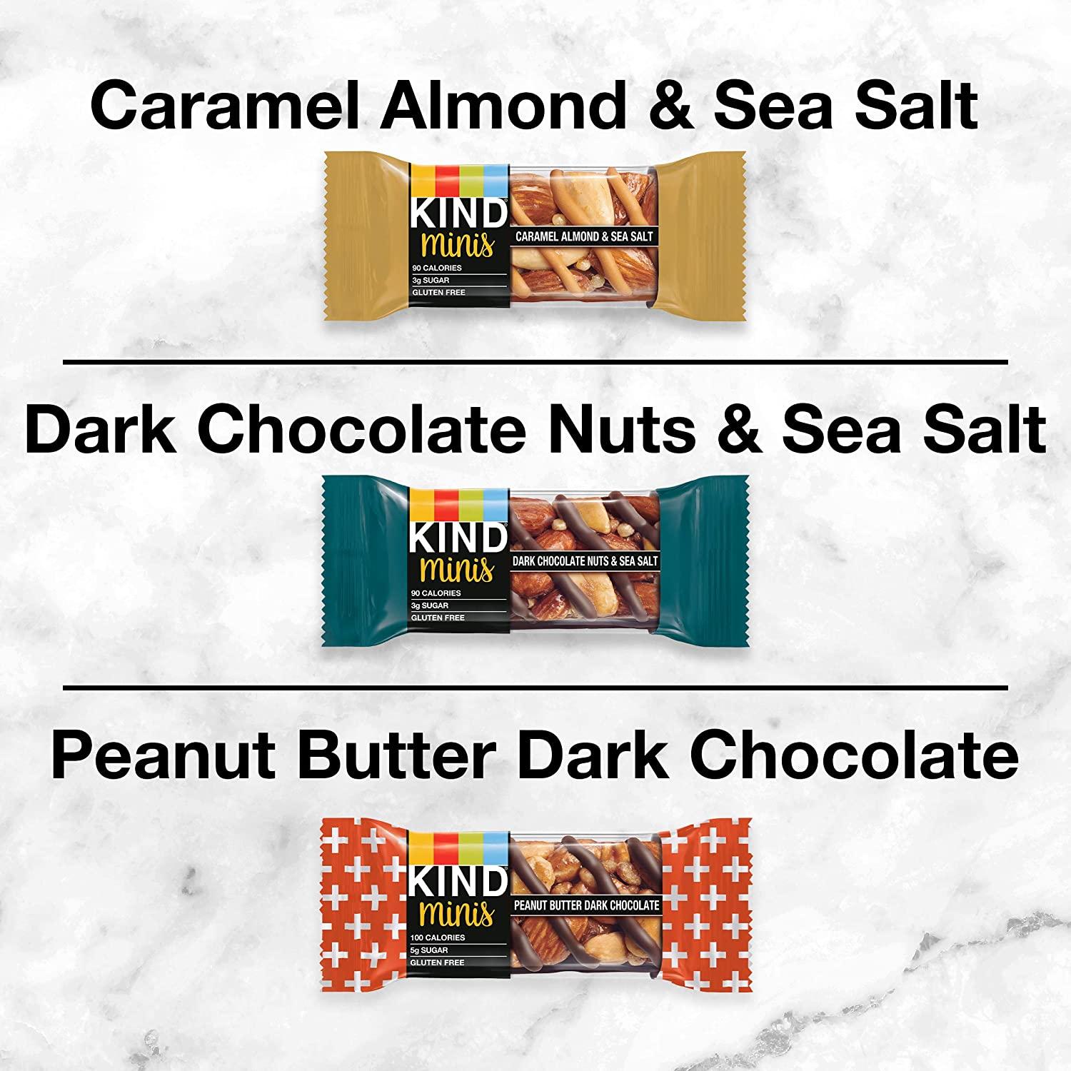 Dark Chocolate + Caramel Almond Minis