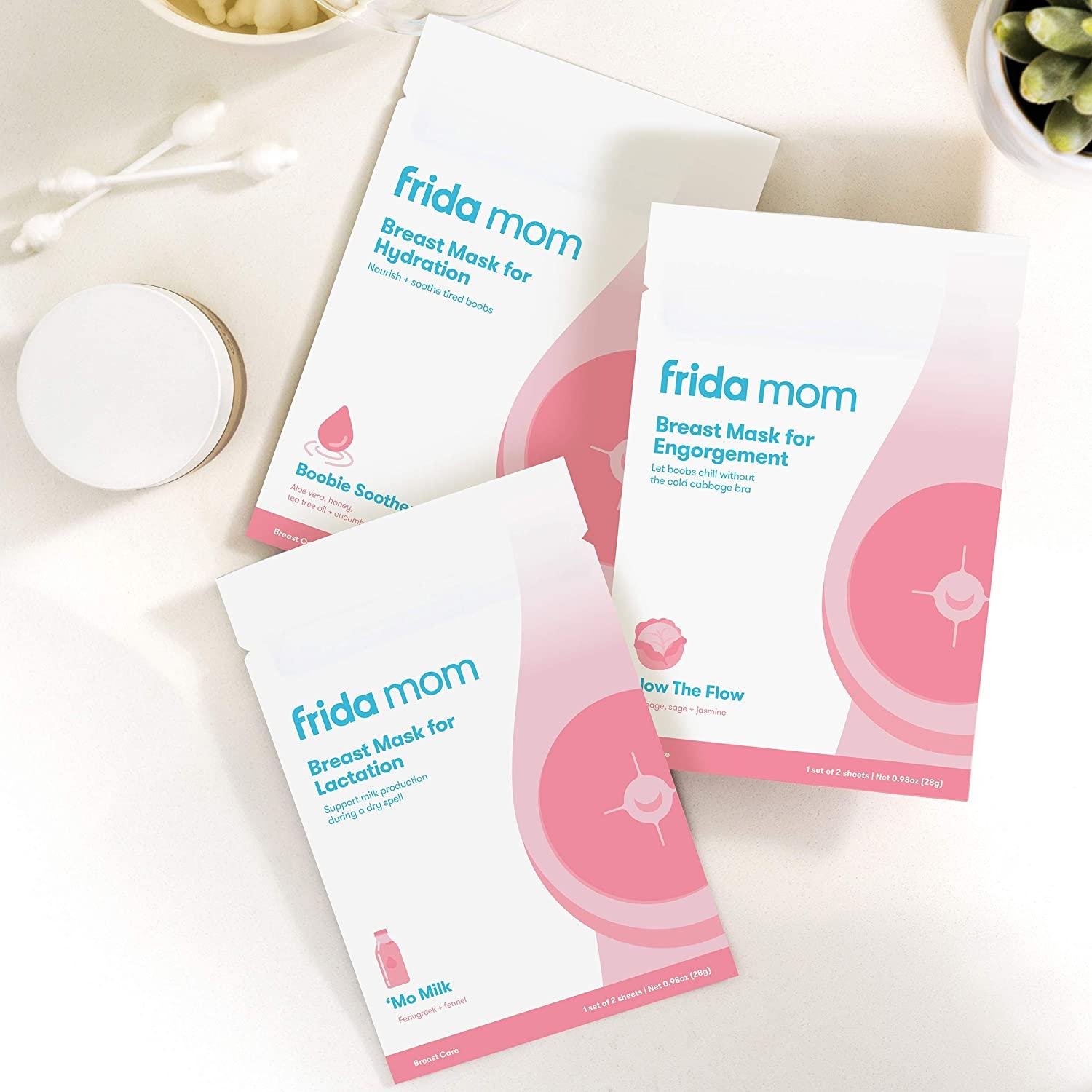 Frida Mom 2-in-1 Lactation Massager, Breastfeeding Supplement with