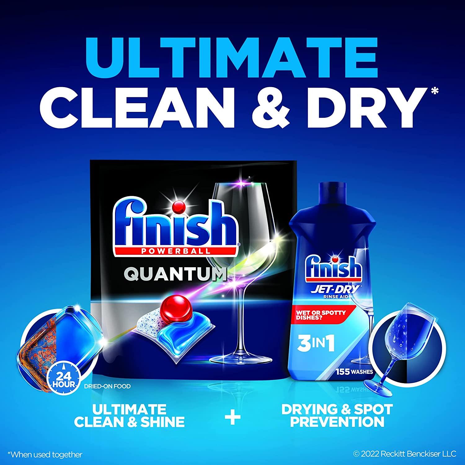 Finish Jet-Dry Dishwasher Rinse Agent and Drying Agent, 23oz