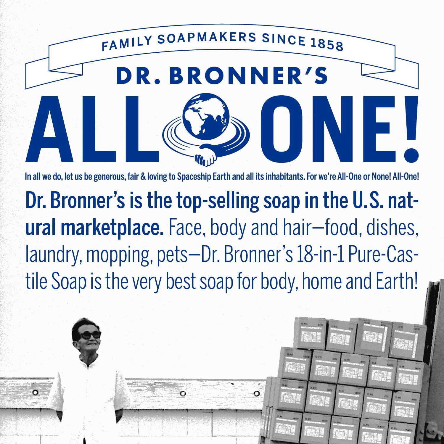 Organic Baby Mild Unscented Bar Soap, 5 oz, Dr. Bronner's