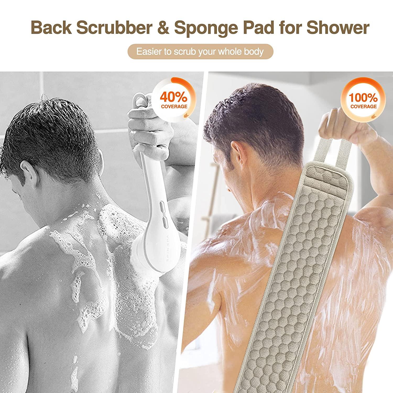 Back Foot Scrubber For Shower Pad For Men And Women, Extra-large