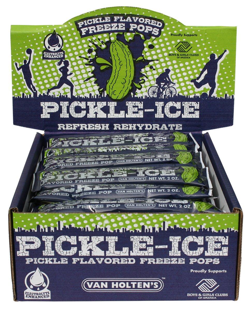 Van Holtens Pickles Pickle Ice Freeze Pops 48 Pack 3636