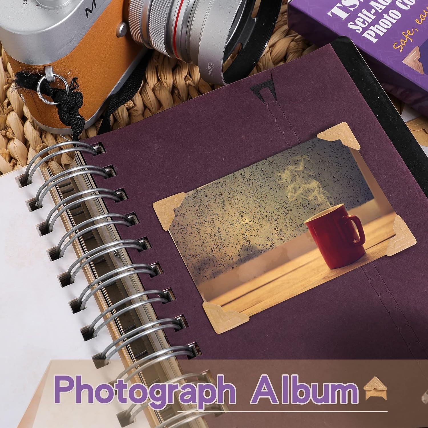 Photo Corners Kraft Paper Self-adhesive Photo Album 
