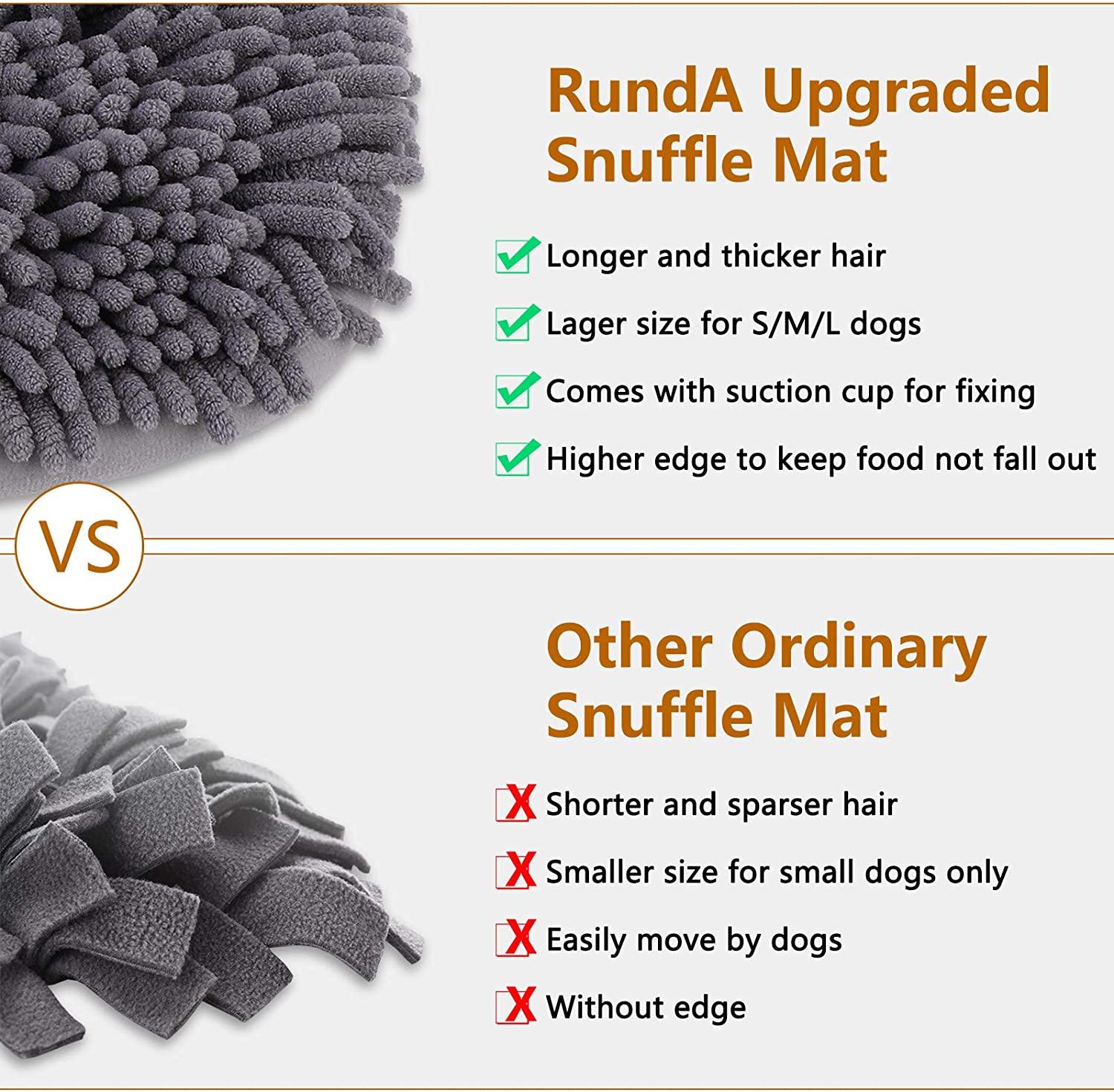  Snuffle Mat for Dogs, 17'' x 21'' Dog Sniffing Mat Feed Game  for Boredom Encourages Natural Foraging Skills, Dog Stimulation Puzzle  Toys, Perfect to Stress Relief for Small/Medium/Large Dogs,Green : Pet