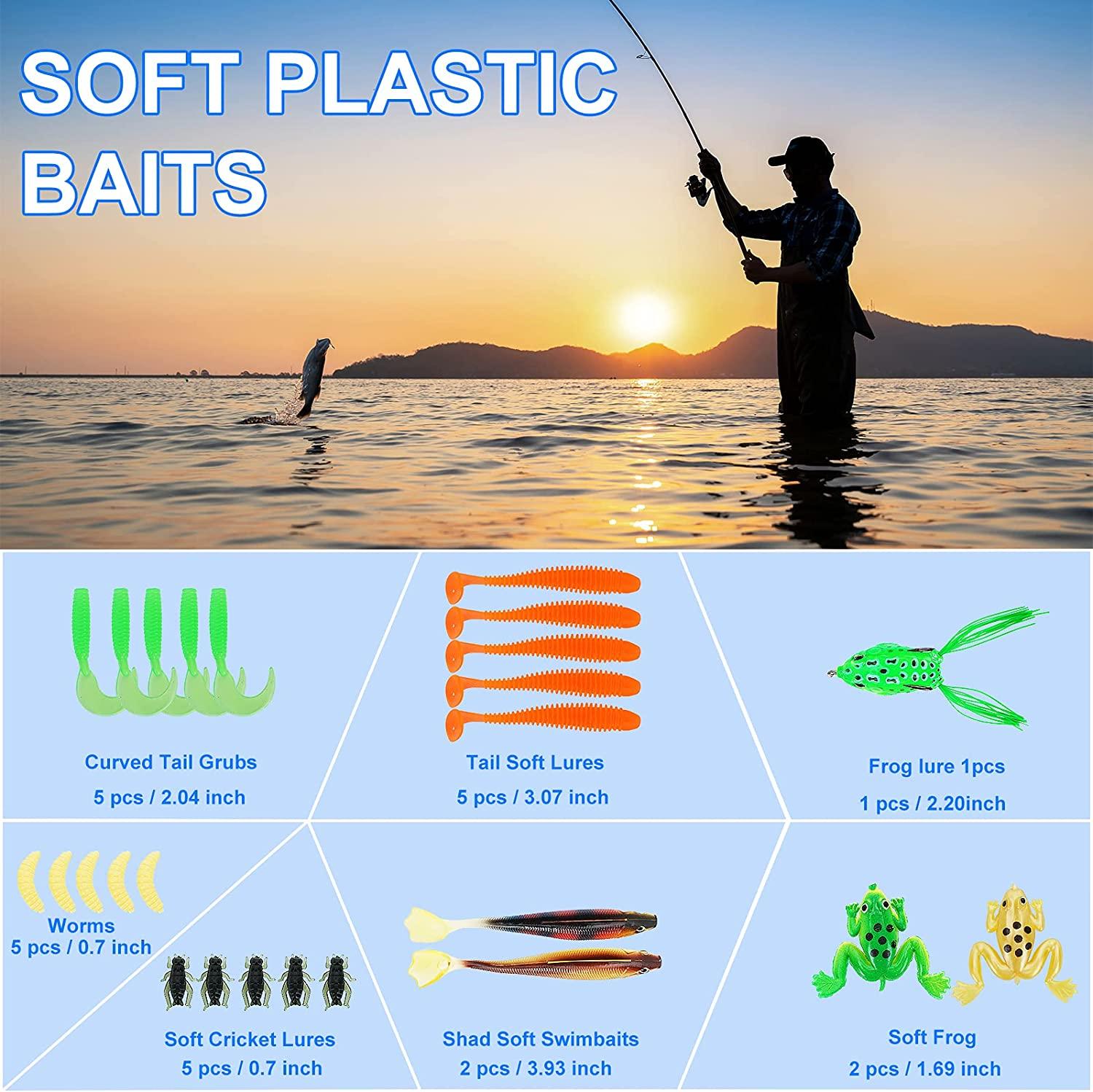  Stuff for Men Fishing Simulation Bait Soft Gear with