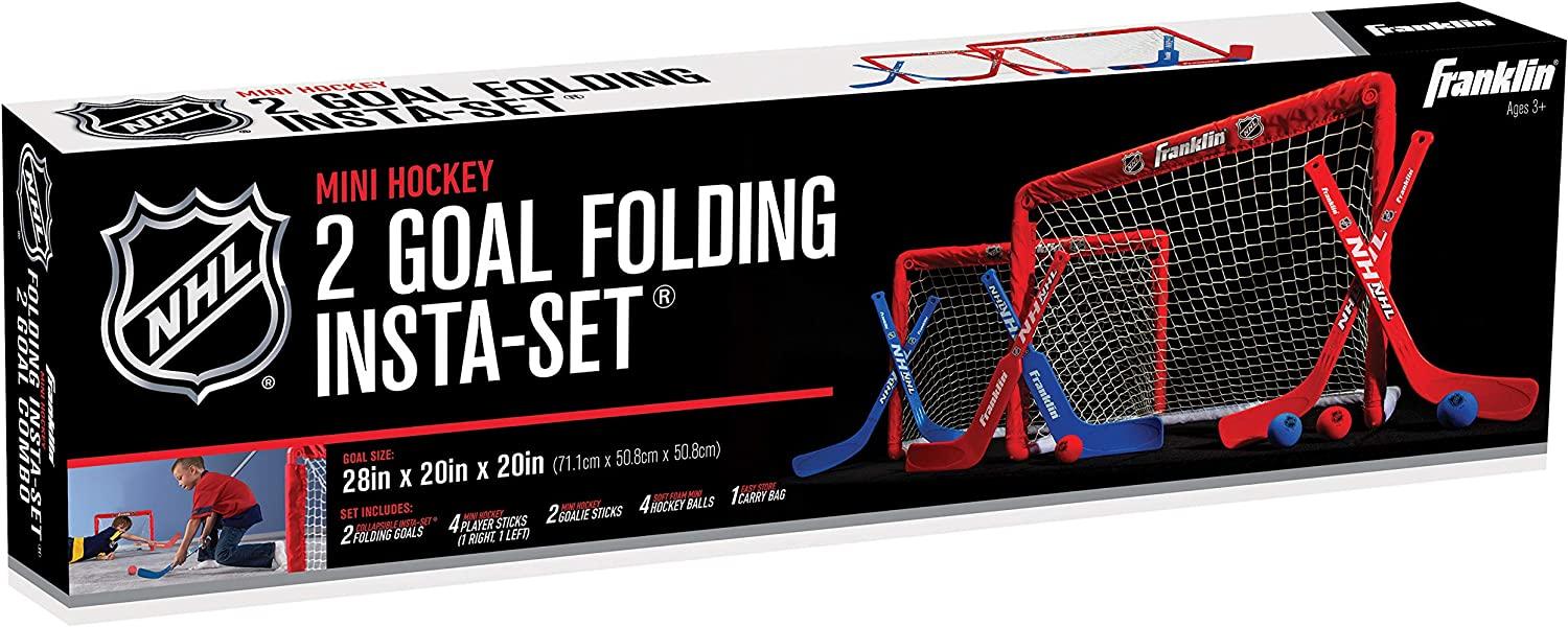 Buy Franklin Sports NHL Mini Hockey 2 Goal Set Online at Low Prices in  India 