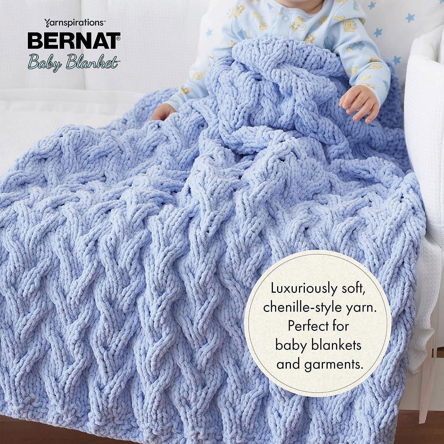 Crochet Baby Blanket in Bernat Baby Sport, Knitting Patterns