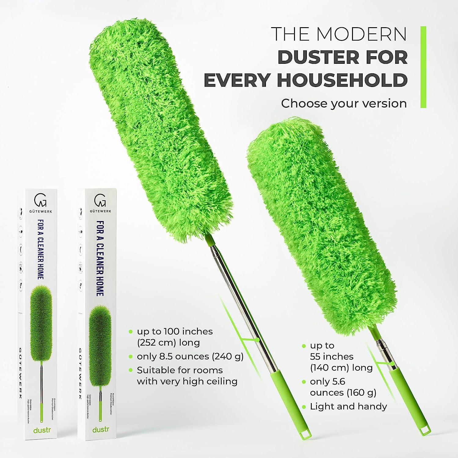 2020 Adjustable Microfiber Dusting Brush Extend Stretch Feather