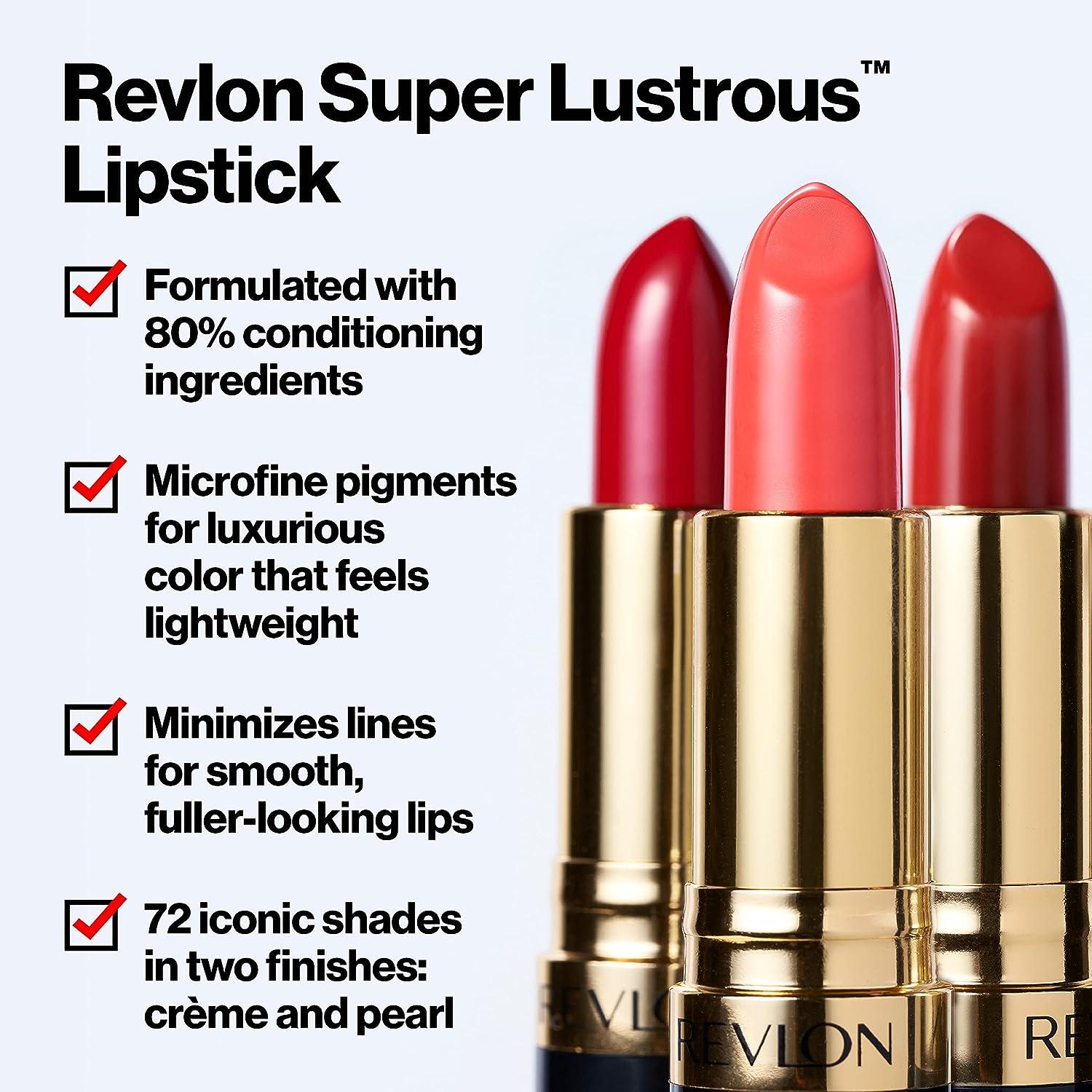 Revlon Super Lustrous Lipstick In Nude Fury 756 Moisturizing Lipcolor With Vitamin E And