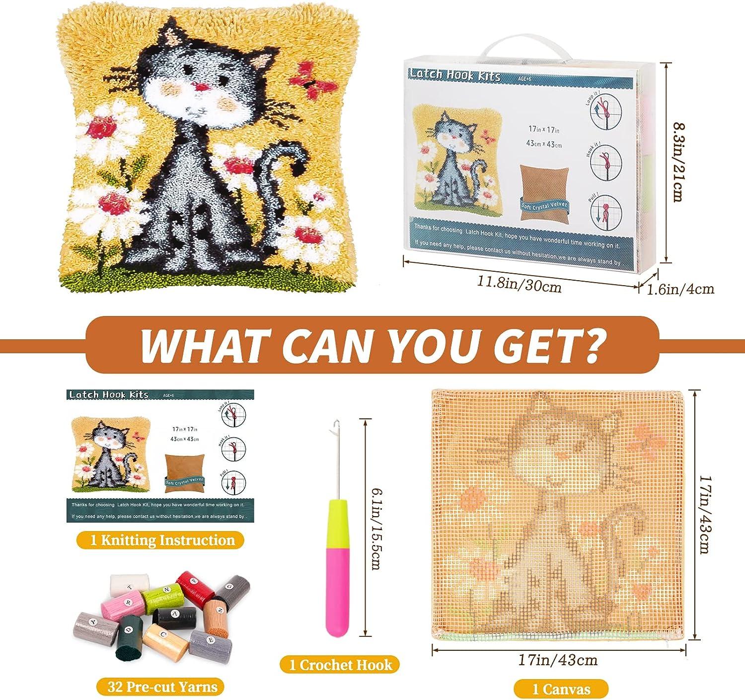 Husky Pillowcase Latch Hook Kits for Beginners – MStich