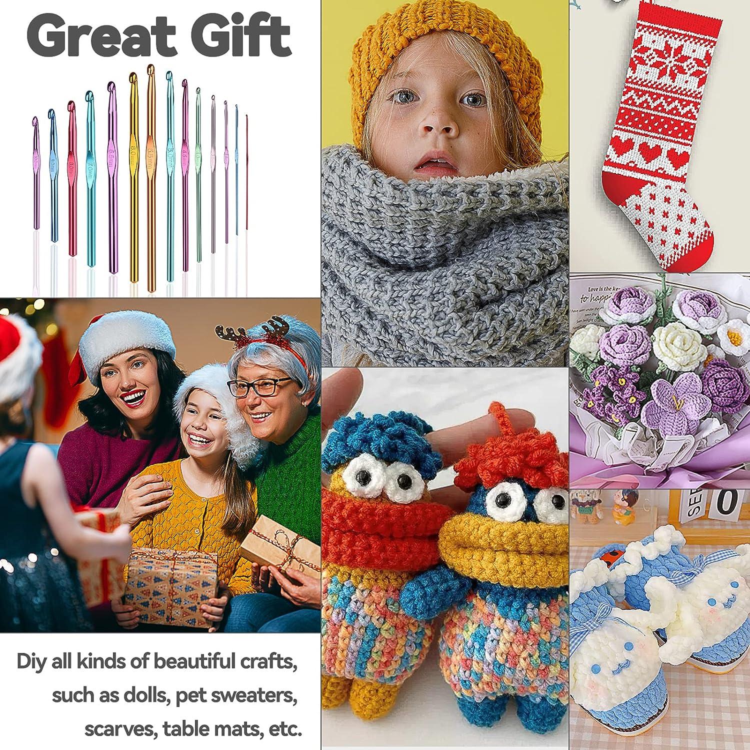  Coopay Crochet Kit Christmas Crochet Gifts -14PCS