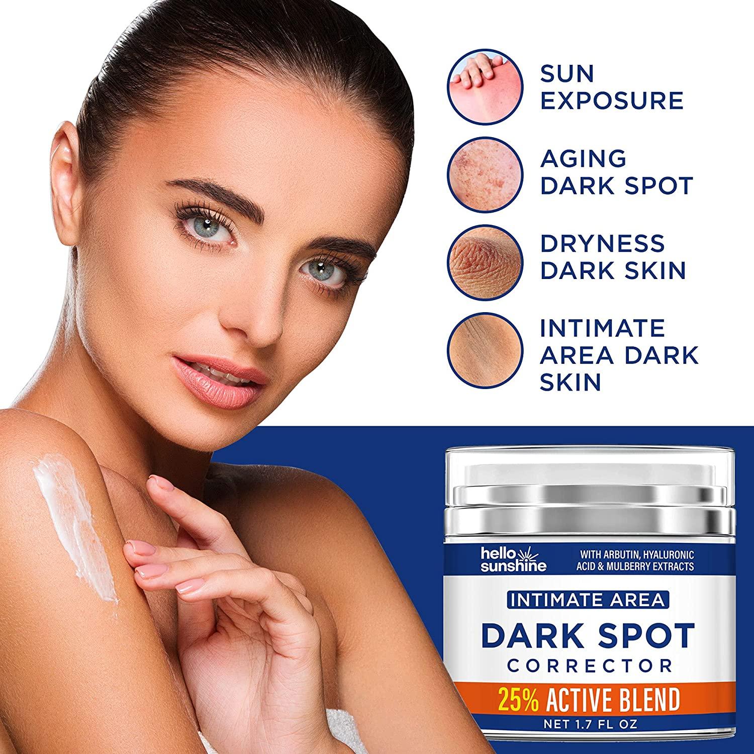 Intimate Area Dark Spot Corrector Cream Dark Spot Corrector For Face Body Bikini And 