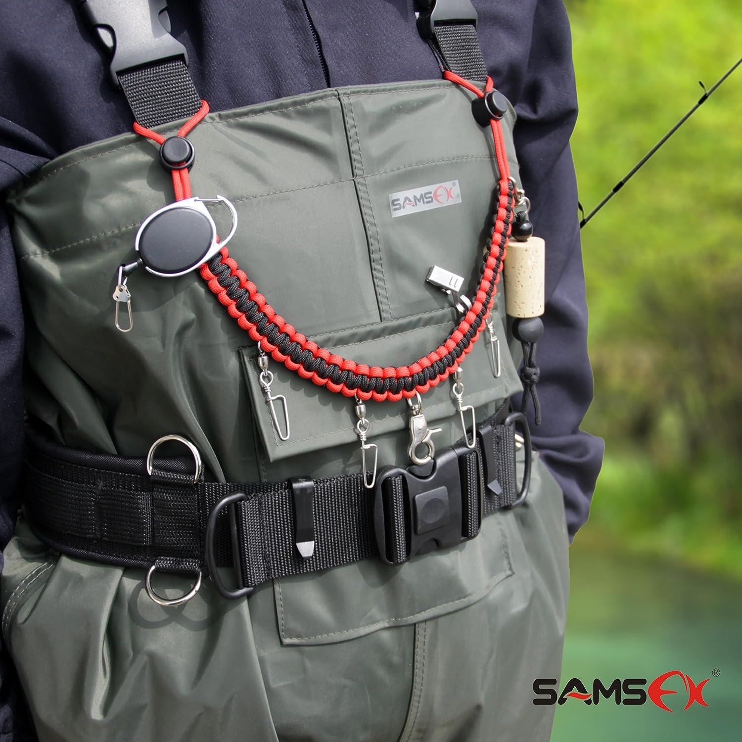 SAMSFX Wader Belt Wading Belts Fly Fishing Safety Gear Straps Surf  Accessories