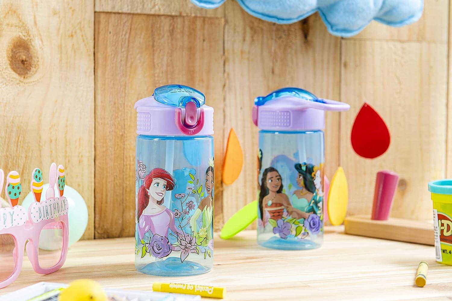 Disney Princess Sip Water Bottle w/Carry Loop Sip Bottles 16 oz