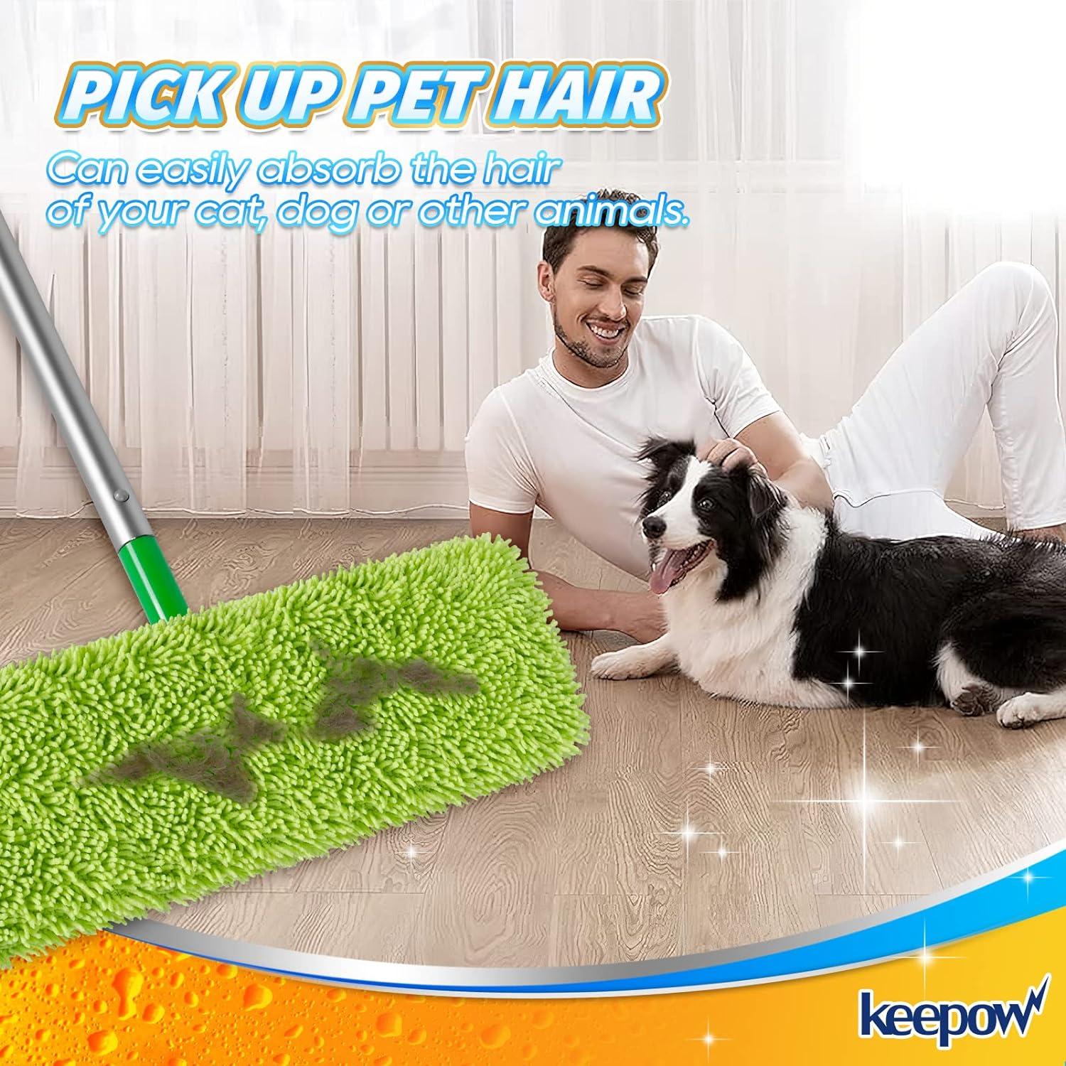 6 Washable/Reusable Microfiber Mop Pads Compatible With Swiffer