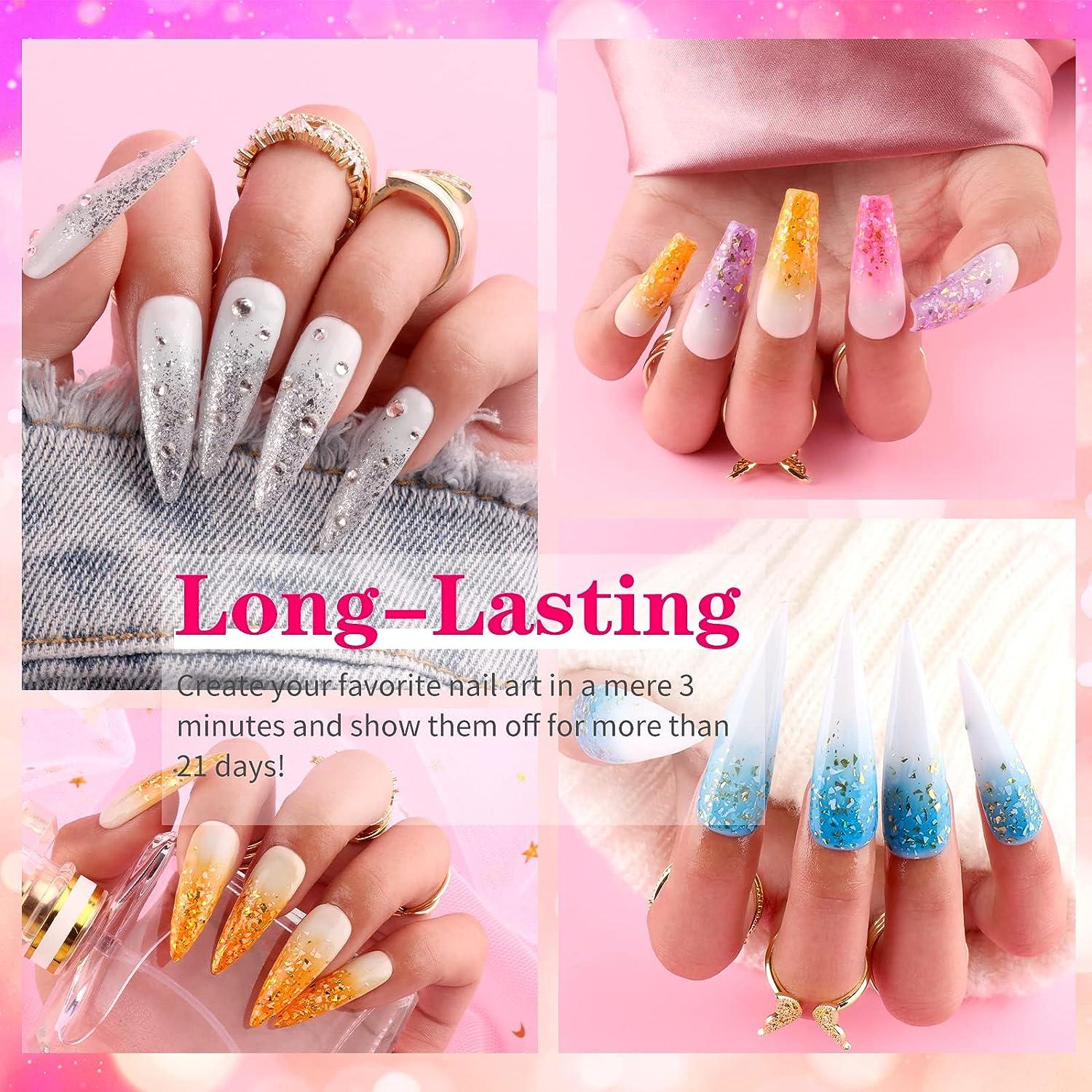 60 Color Canned Solid Glue High Solid Color Pearlescent Glitter For Women  Female Nail Art