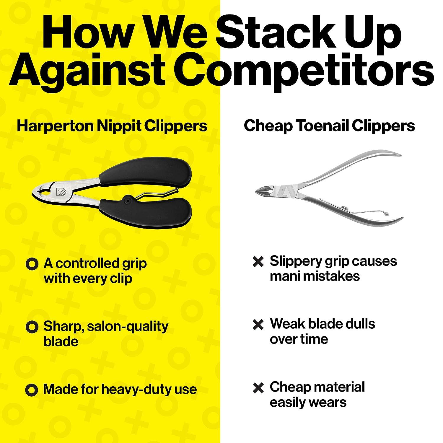 Harperton Nippit Precision Toenail Clippers For Thick Or Ingrown Toena –  Nail Bar
