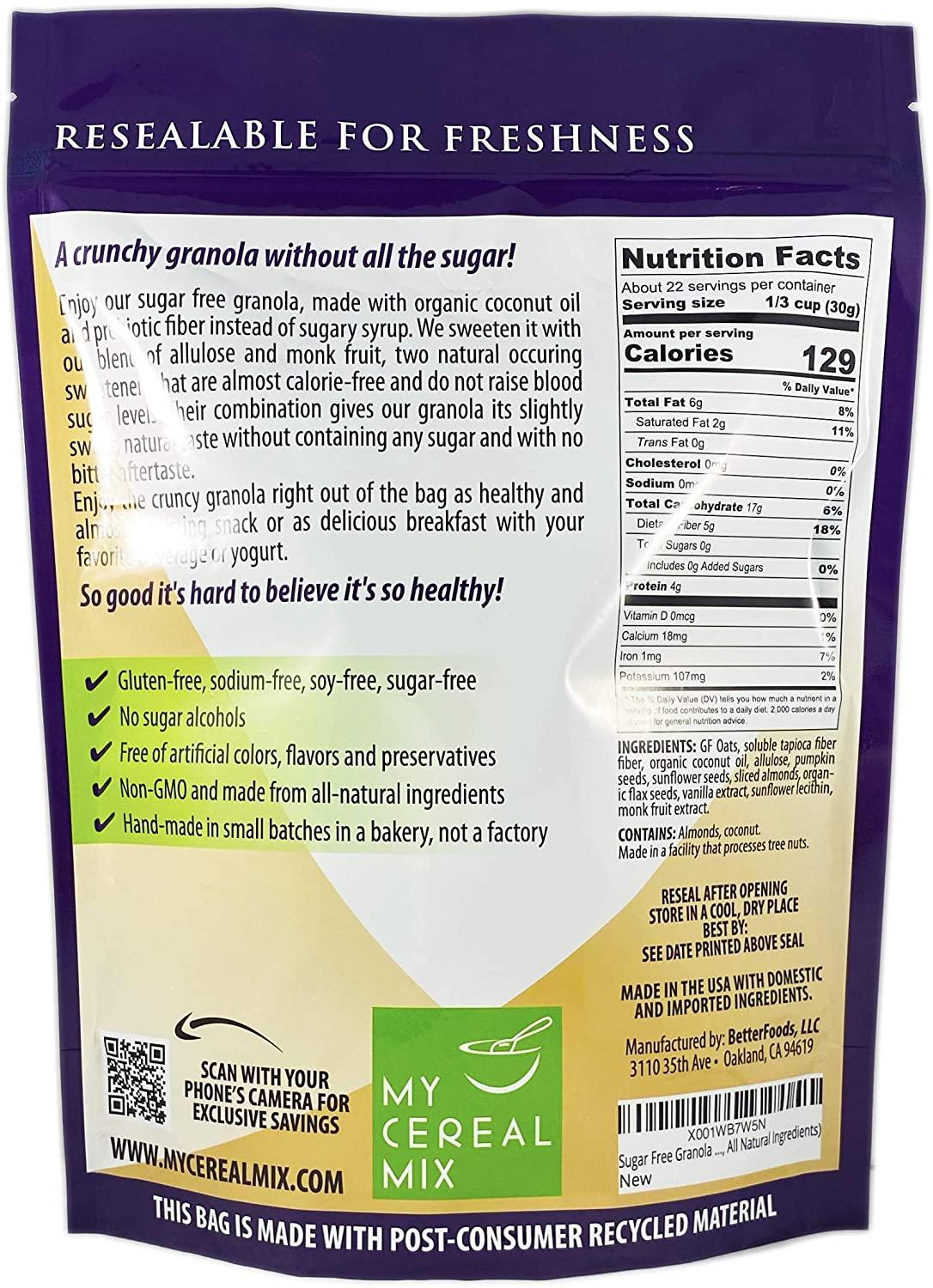 Allulose + Monk Fruit ZERO Calorie Sugar – Pure, Natural, Zero Calorie –  MyCerealMix