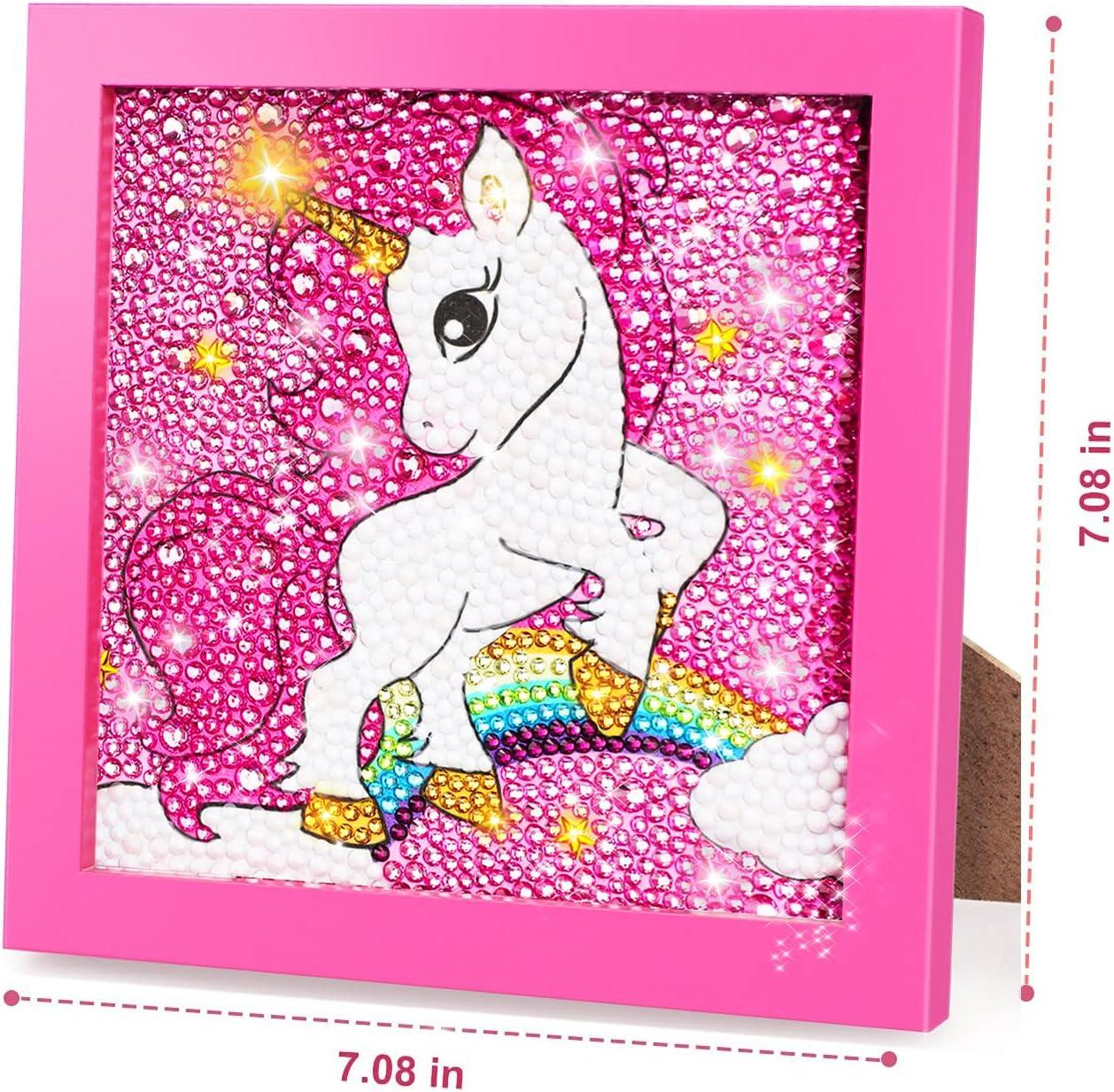TOY Life Diamond Kits for Kids and Beginner Mosaic Sticker Art Kits Diamond  Art for Kids 26pcs Diamond Gems Stickers Gem Sticker Gem Art and Craft