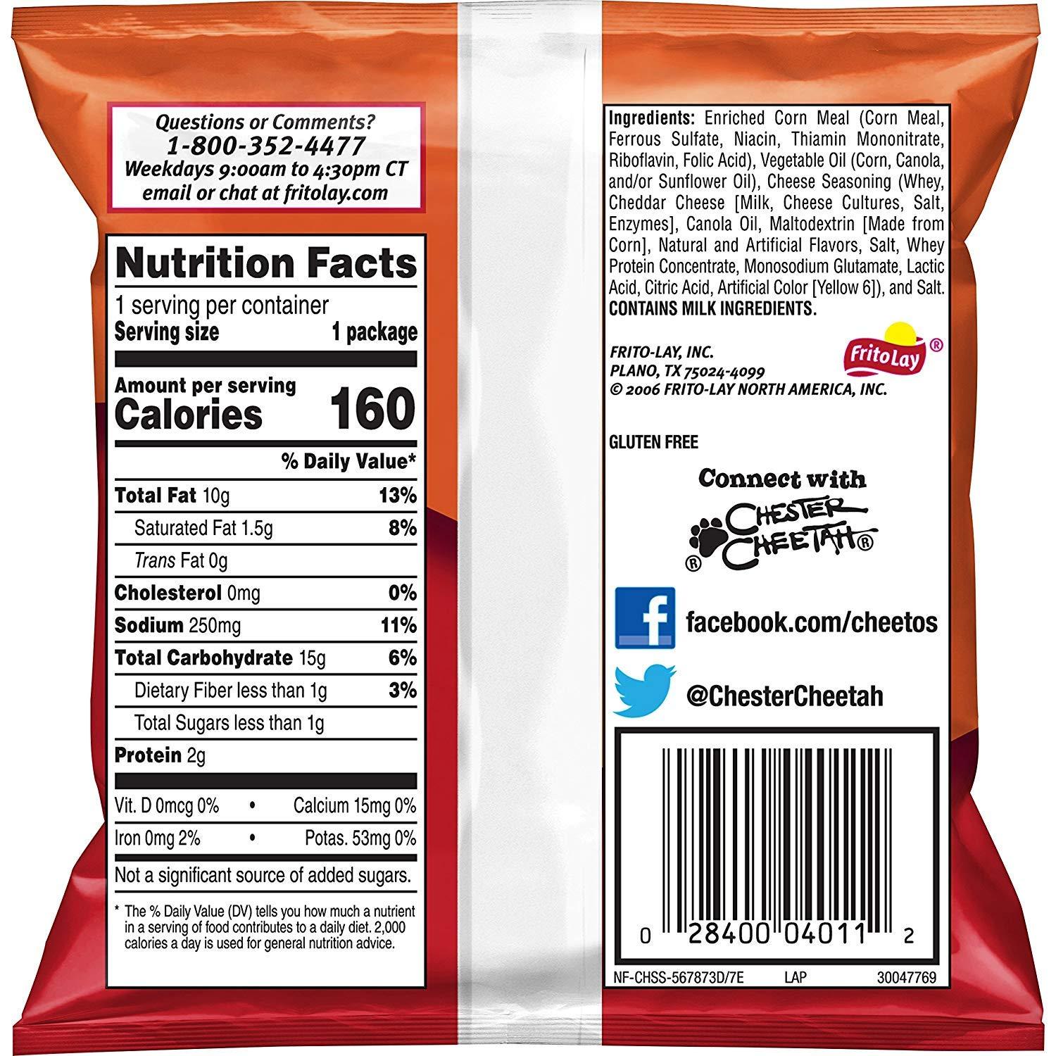 Cheetos Crunchy, 1oz Bags (10 Pack)