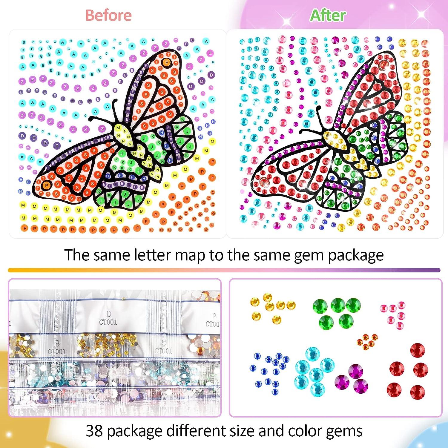 Arts And Crafts For Kids Ages 8-12 - Big Gem Diamond Painting Crafts For Girls  Ages 8-12 - Butterfly Window Art Suncatcher Kits - Birthday Party Favors  Thanksgiving Christmas Gifts For Boys Ages 4-6 6-8 - Temu Austria