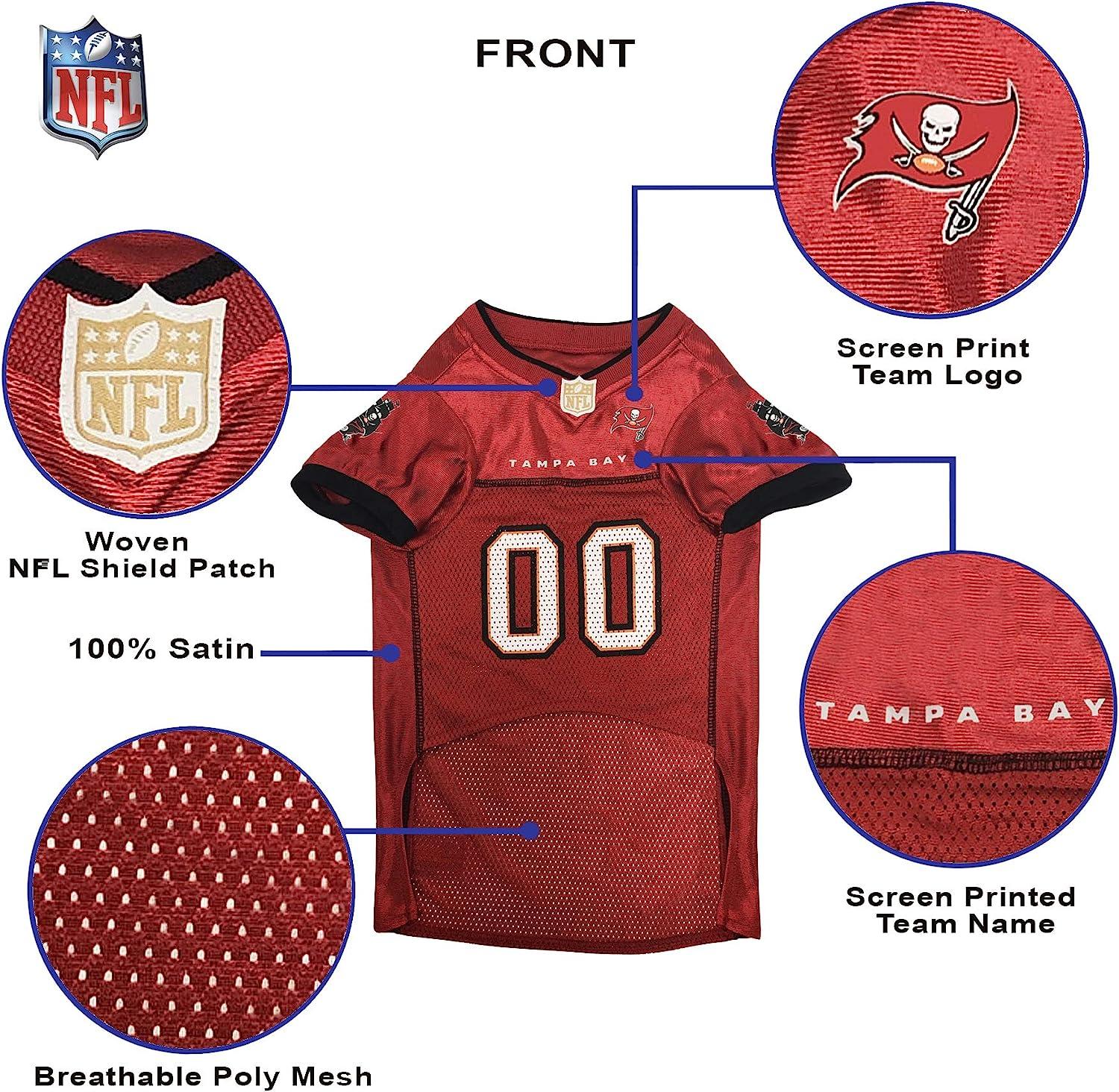 NFL Tampa Bay Buccaneers Dog Jersey, Size: XX-Large. Best Football