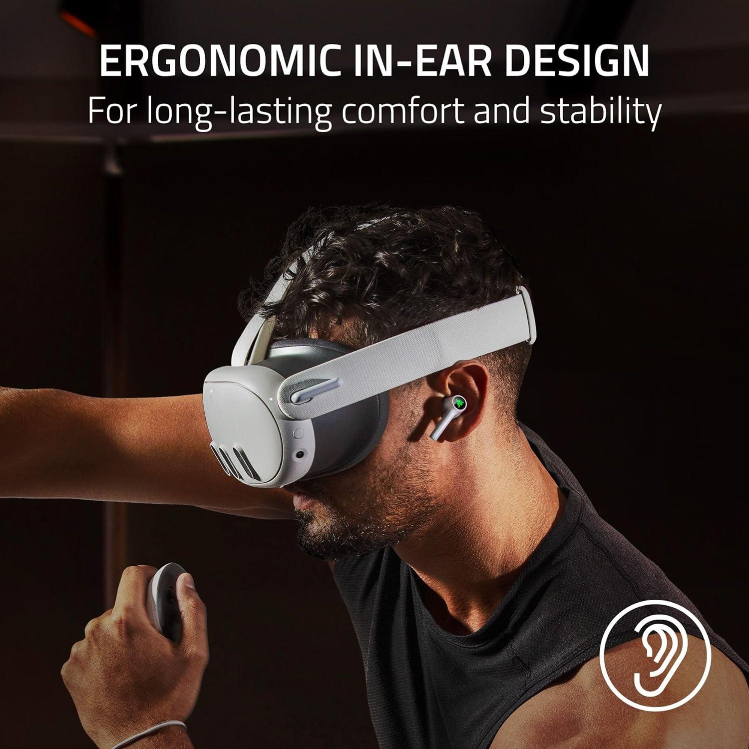 Razer Hammerhead HyperSpeed Wireless Gaming Earbuds for VR: Meta