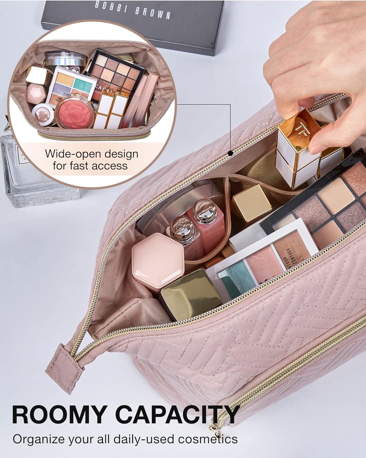  BAGSMART Travel Makeup Bag, Cosmetic Bag Small Make Up
