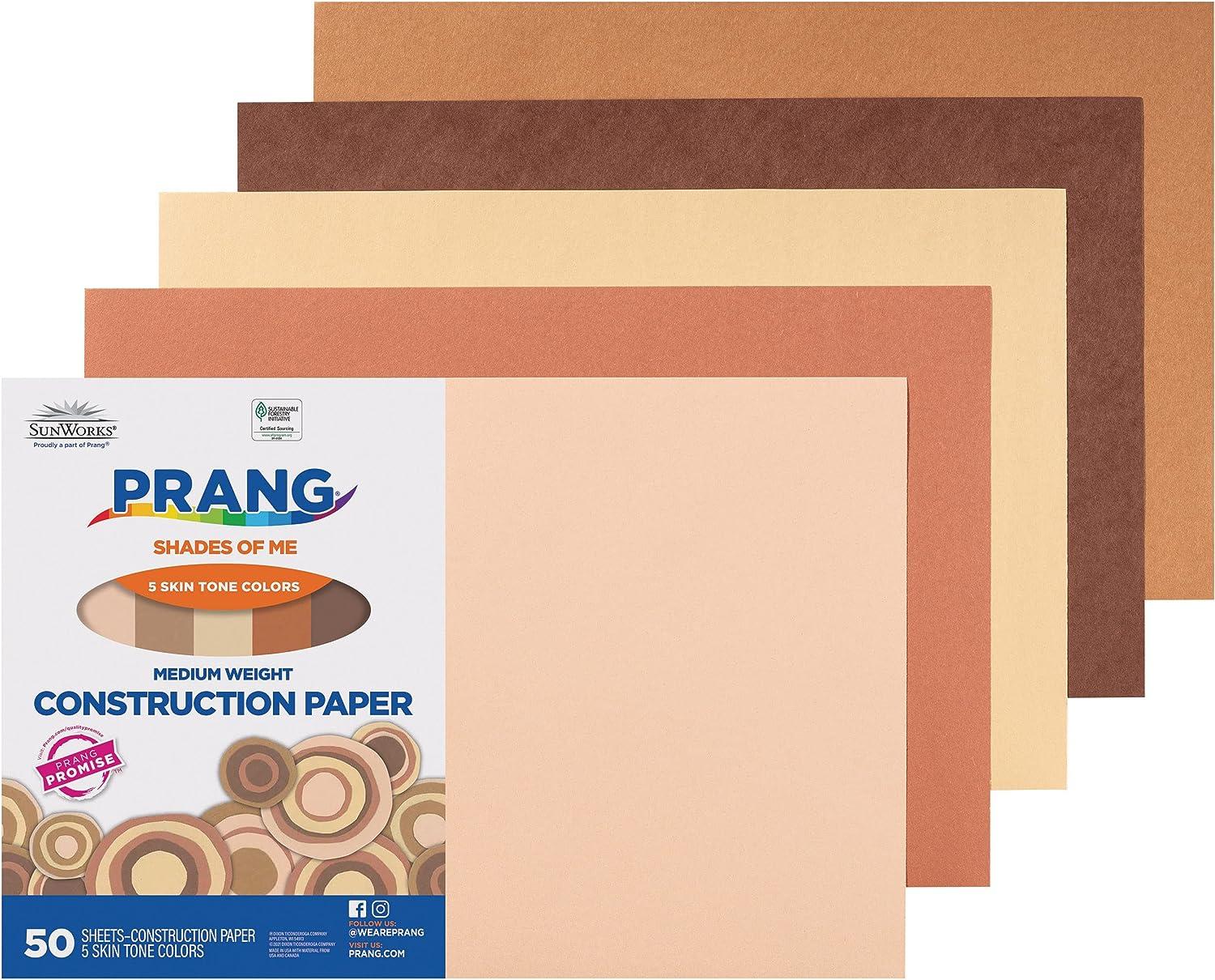 Prang (Formerly SunWorks) Construction Paper, 10 Assorted Colors, 12 x  18, 100 Sheets