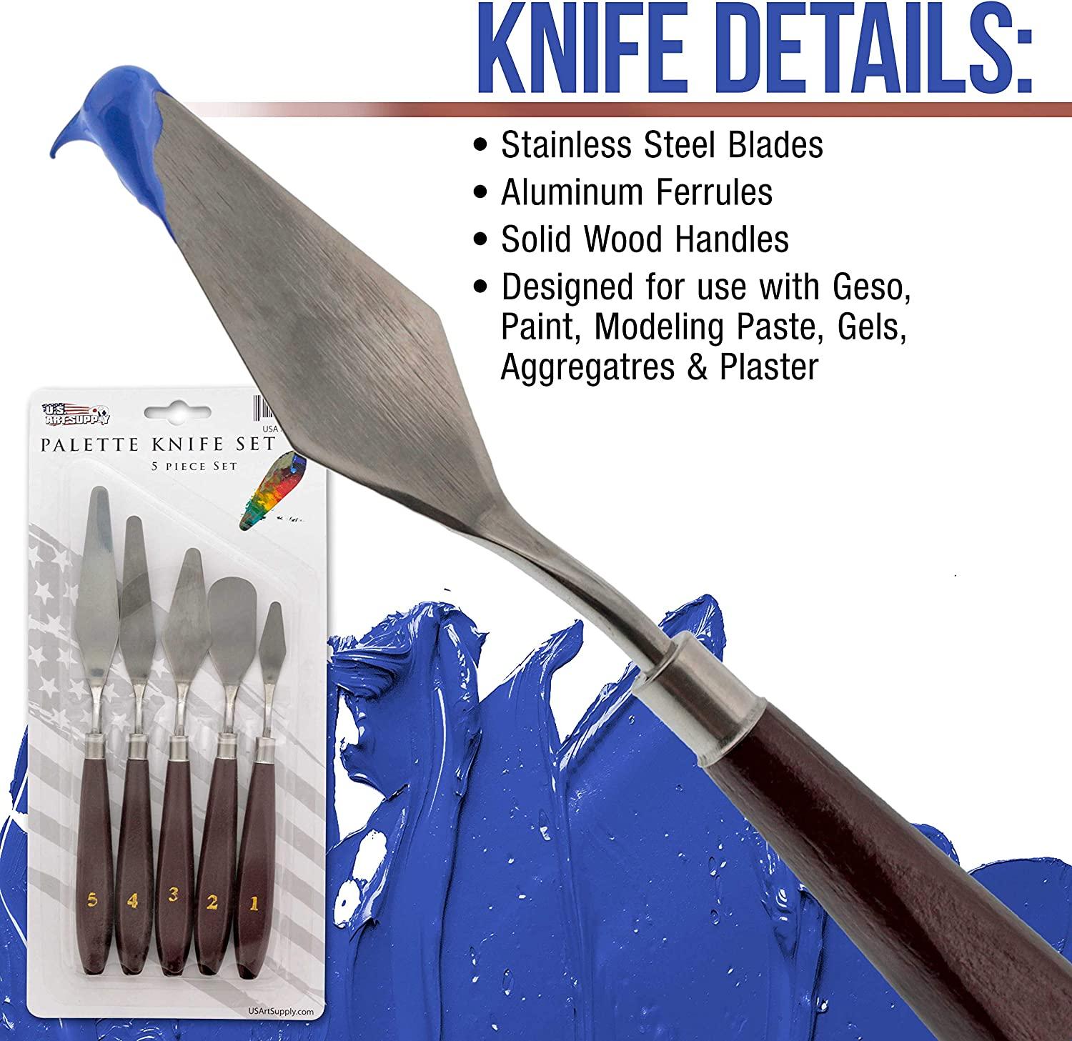 Painting Knives Of Various Sizes & Shapes Set Of 5 at Rs 270/piece