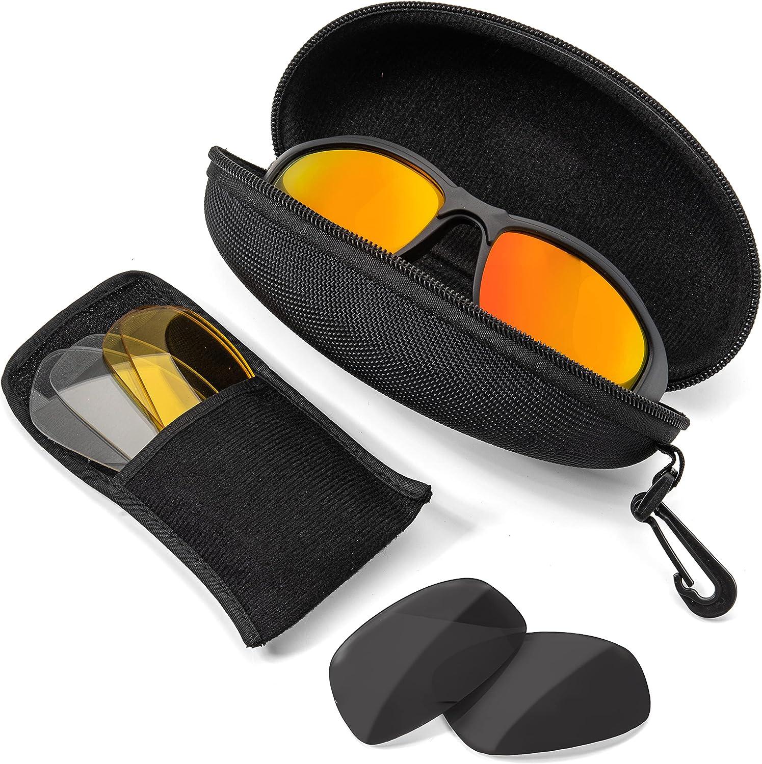 Safety Glasses Kit with Interchangeable Lenses-Anti Fog-Anti