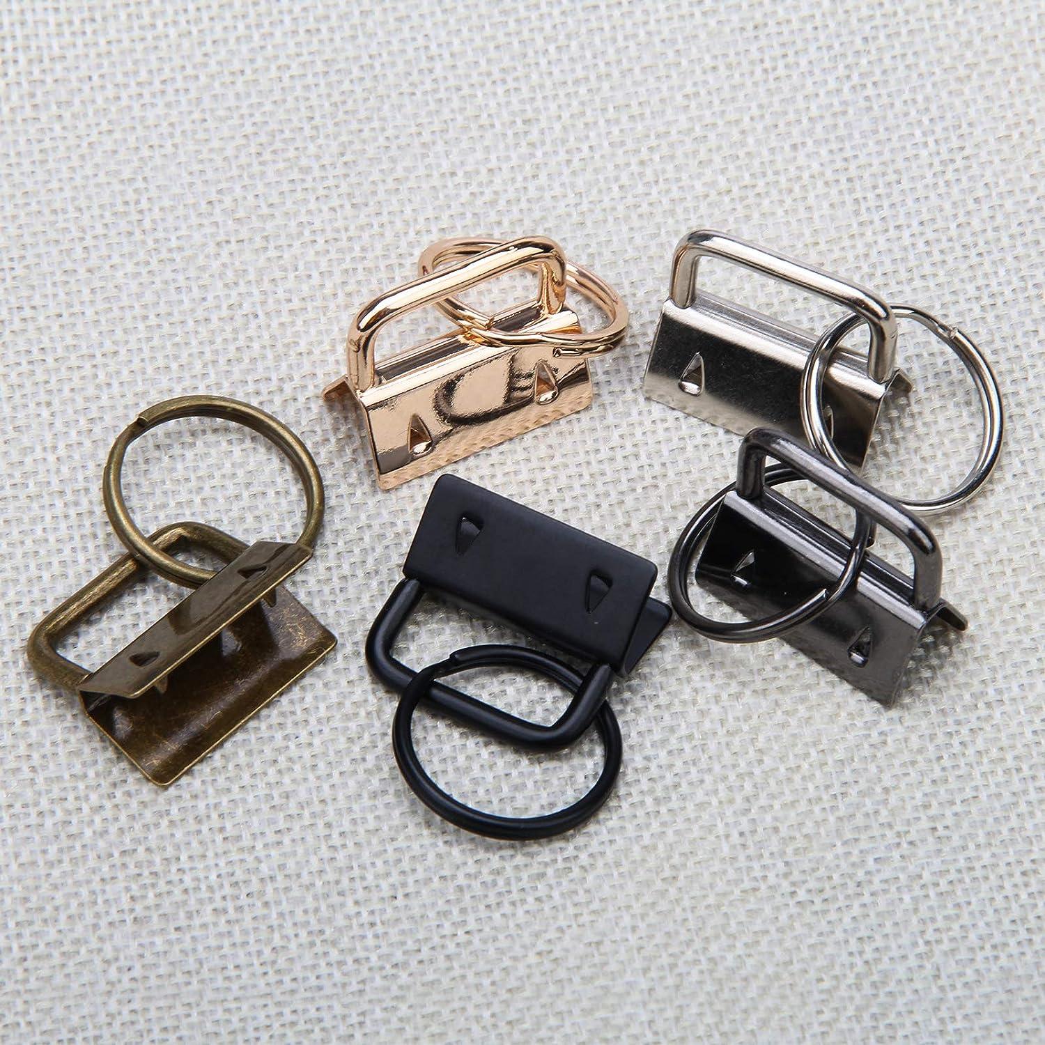 Key Fob Hardware Set,key Fob Pliers,keychain Hardware With Key Ring,for  Keychain Wristlet Clamp Webbing Fabric Diy Making Hardware Supplies (28