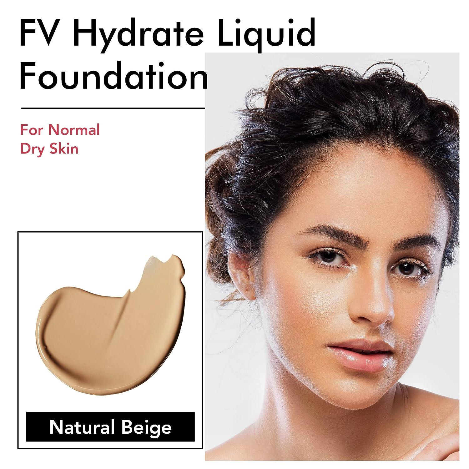 FV Waterproof Liquid Foundation, Lightweight and Medium Coverage,  Oil-Control Matte Foundation, Long Lasting Flawless Foundation Makeup for