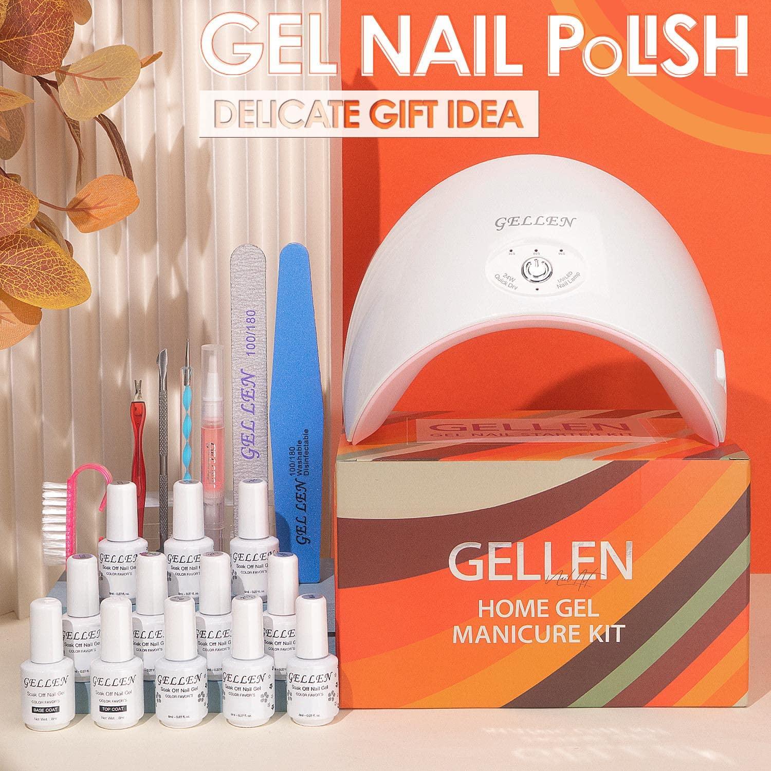 6+ Going Nude Brown Gel Polish Set With Base, Glossy & Matte Top Coat -  Soak Off Led Gel Nail Kit For Diy Manicure Salon At Home - Perfect Gift For  Women - Temu Romania