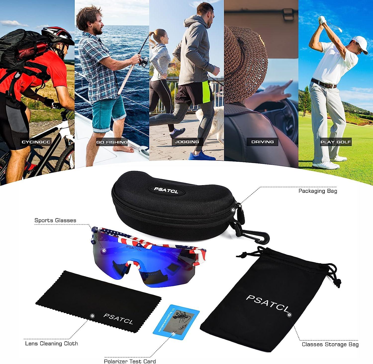 Outdoor Sports Polarized Sunglasses for Fishing Running Golf