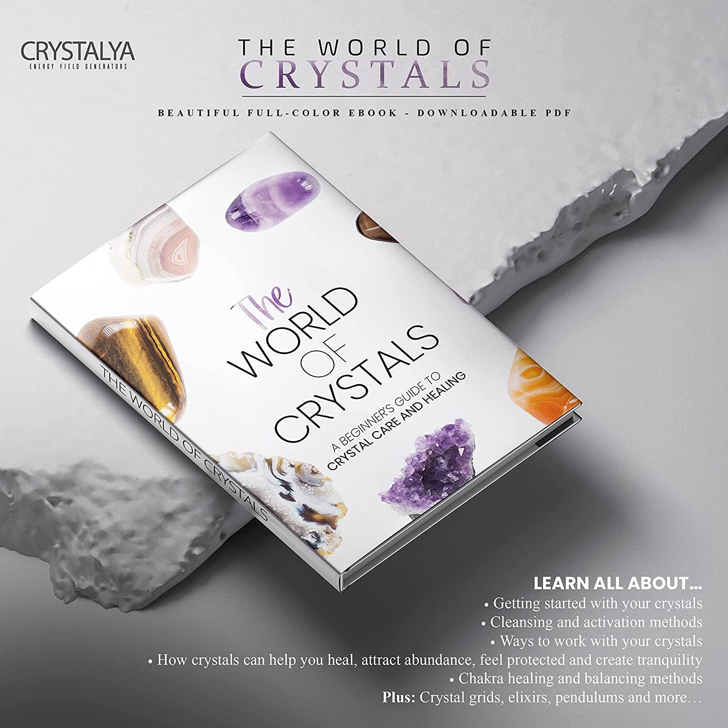  CRYSTALYA Large Premium Crystals and Healing Stones in Wooden  Gift Box + 50pg EBOOK – 7 Chakra Tumbled Gemstones, Amethyst Crystal, Rose  Quartz, Quartz Crystal Point, and Info Guide, Made in
