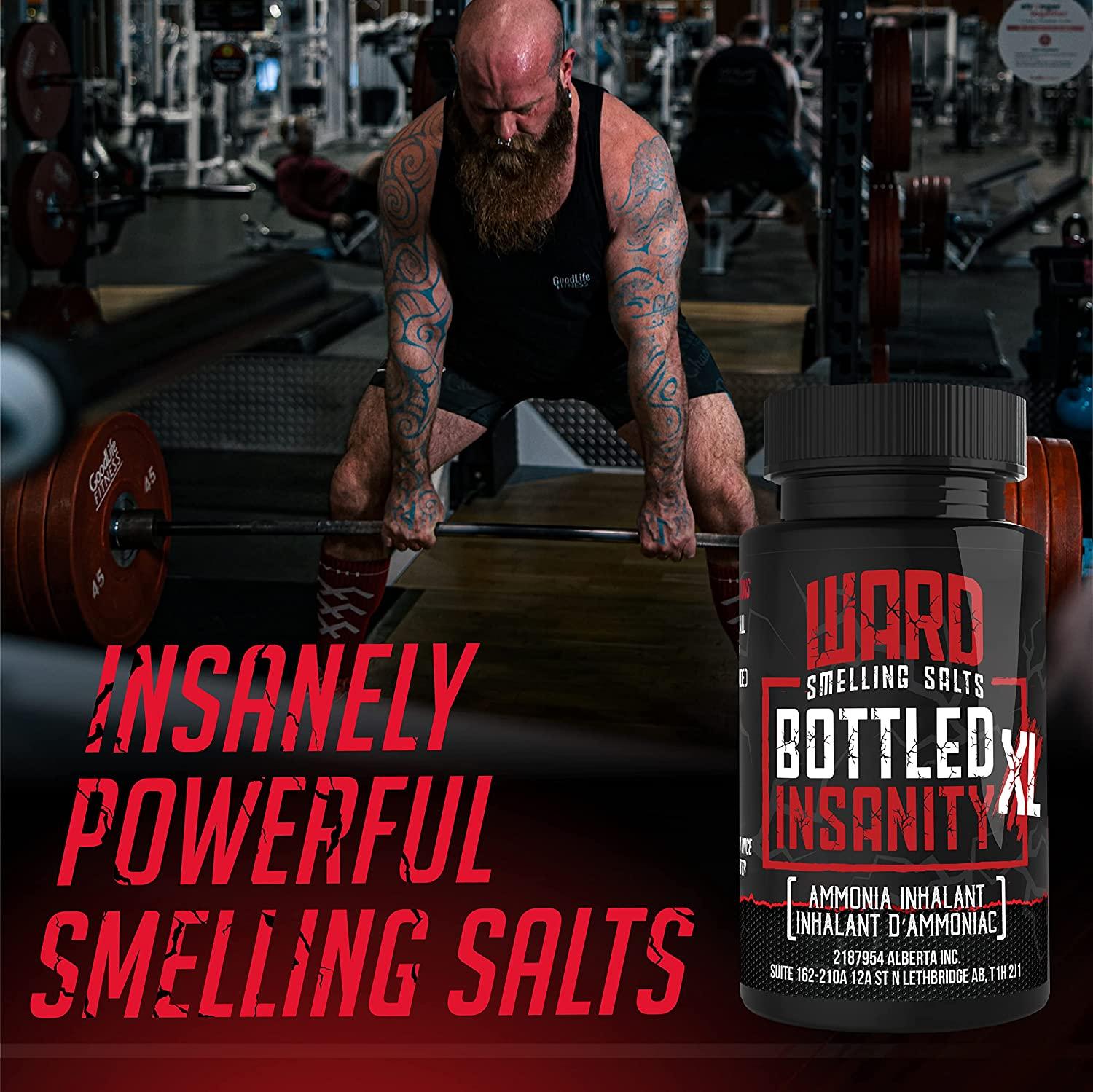 Intense Ammonia Inhalant for Athletes - Extreme Smelling Salt for  Powerlifting, Hockey, Football, Weight Lifting, and More