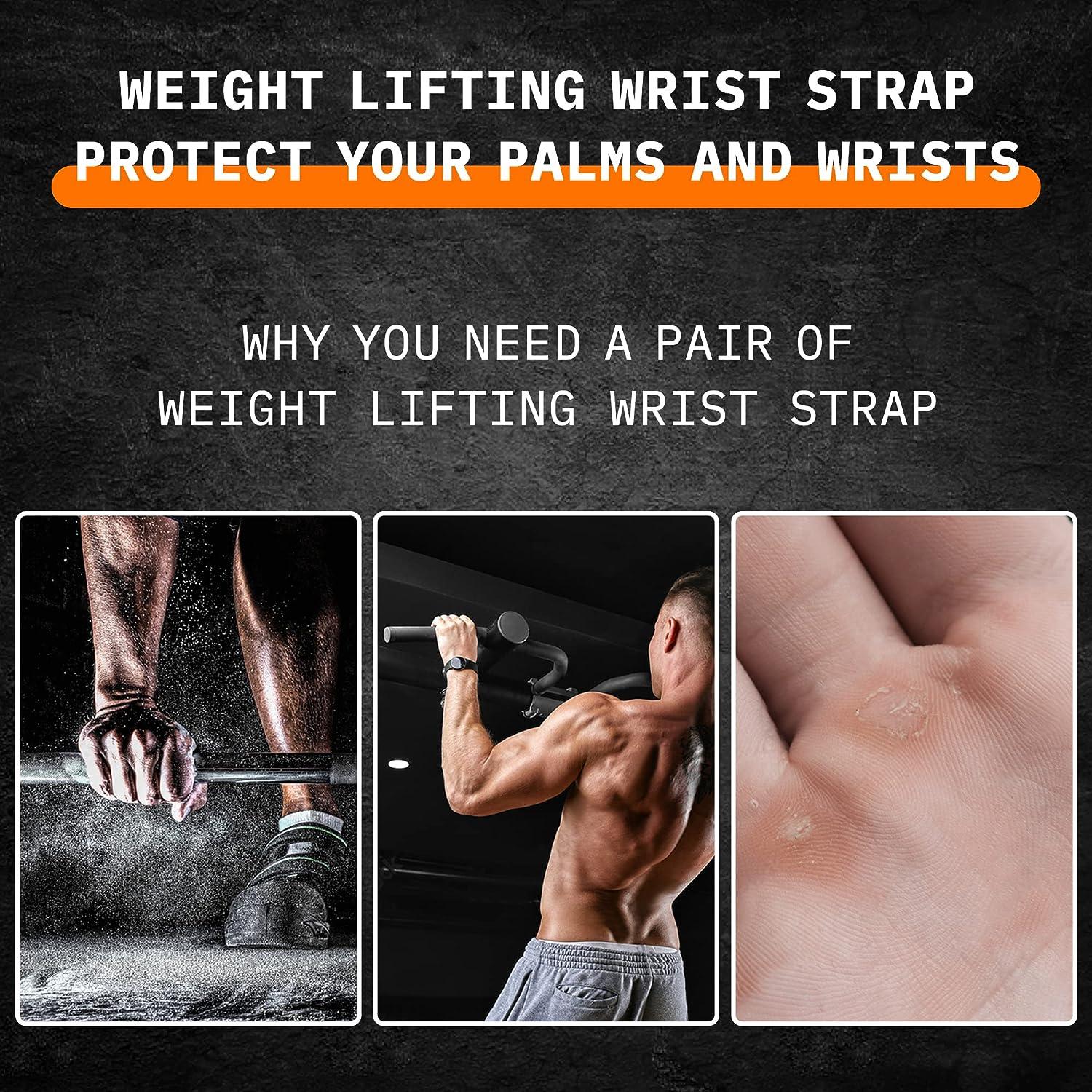 Lifting Straps | Premium Padded Weightlifting Straps - Gray