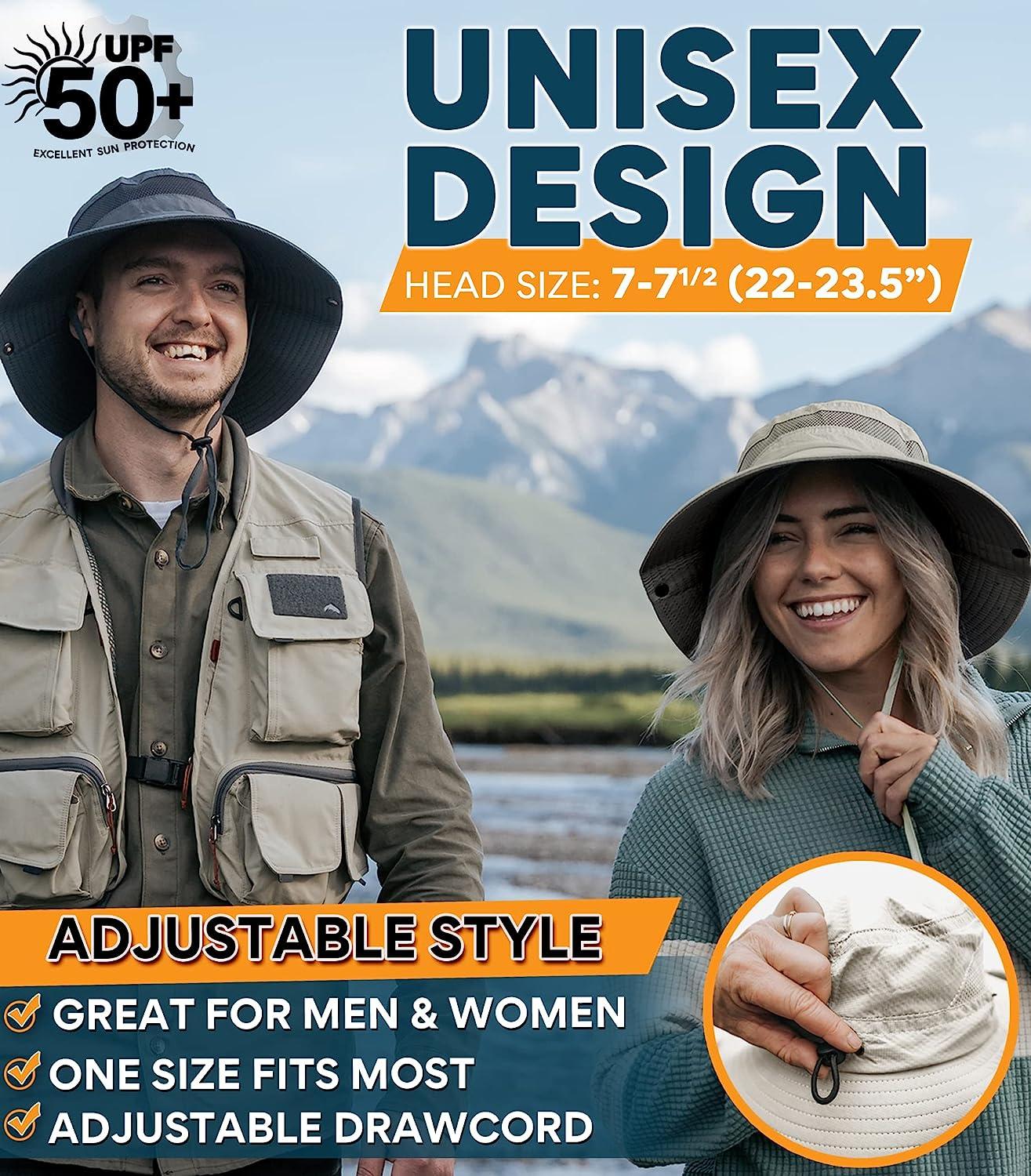 GearTOP Wide Brim Sun Hat for Men and Women - Mens Fishing Hat