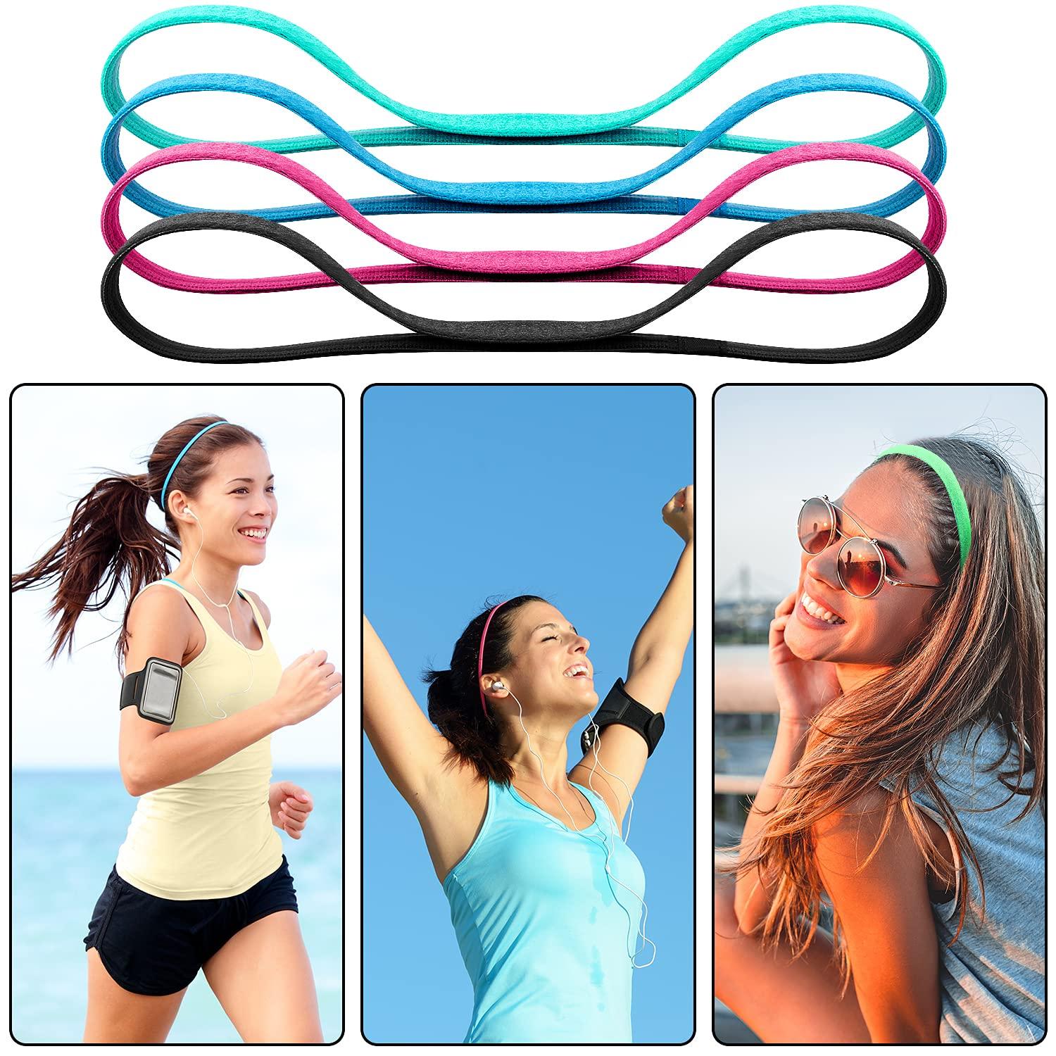  Thin Elastic Headbands for Women - Athletic Headbands