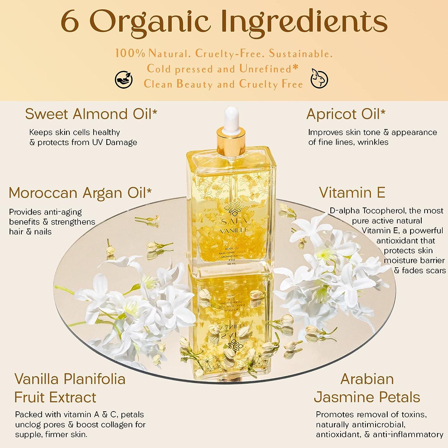 Vanilla Essential Oil Organic Olant & Natural 100% Pure