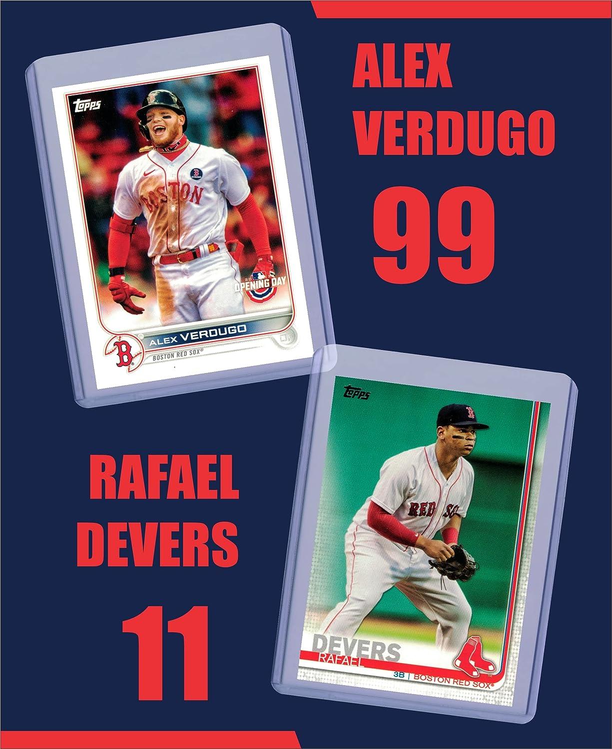 Boston Red Sox Baseball Cards: Alex Verdugo, Rafael Devers, Xander