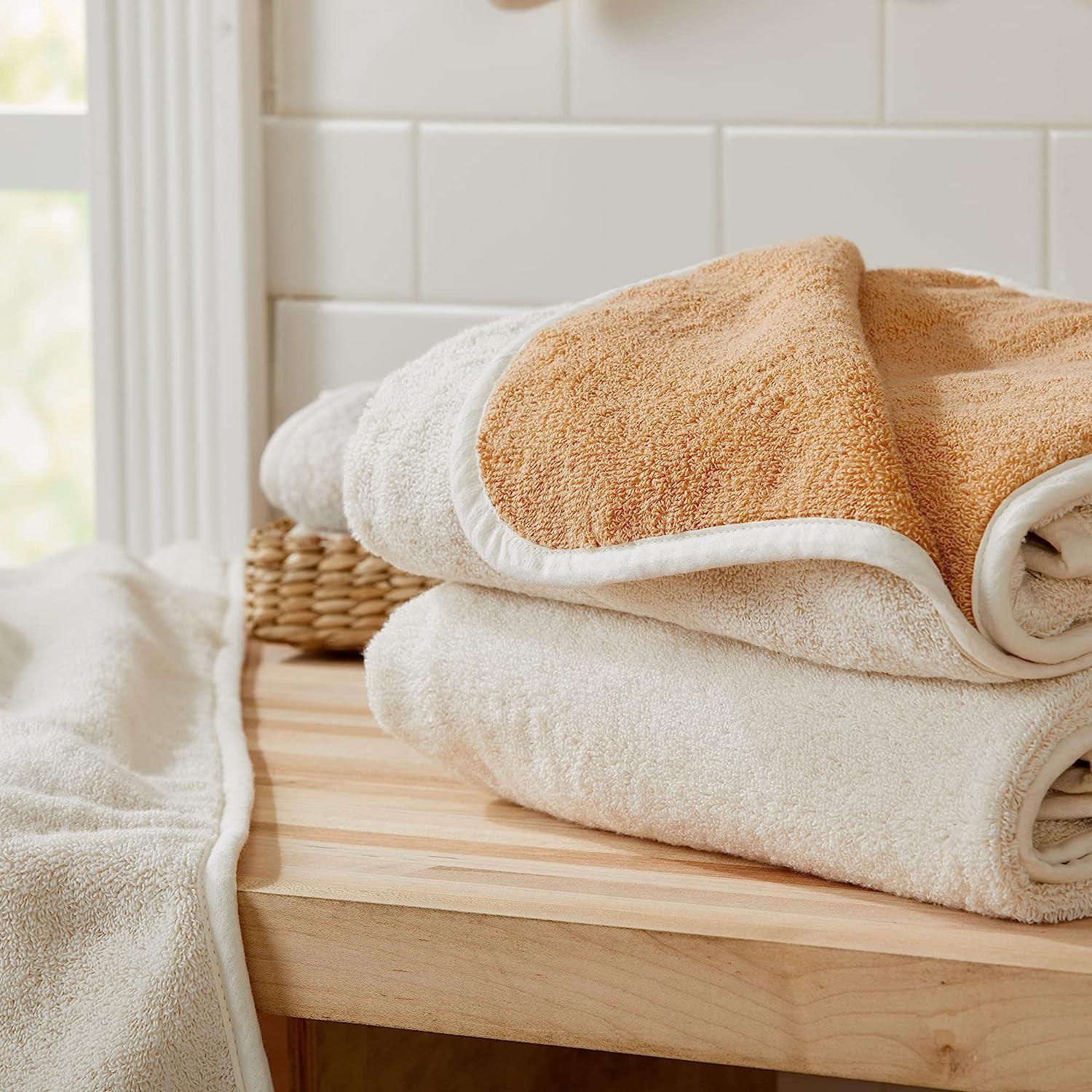  Great Bay Home 6-Piece Towel Set. 100% Cotton Bathroom