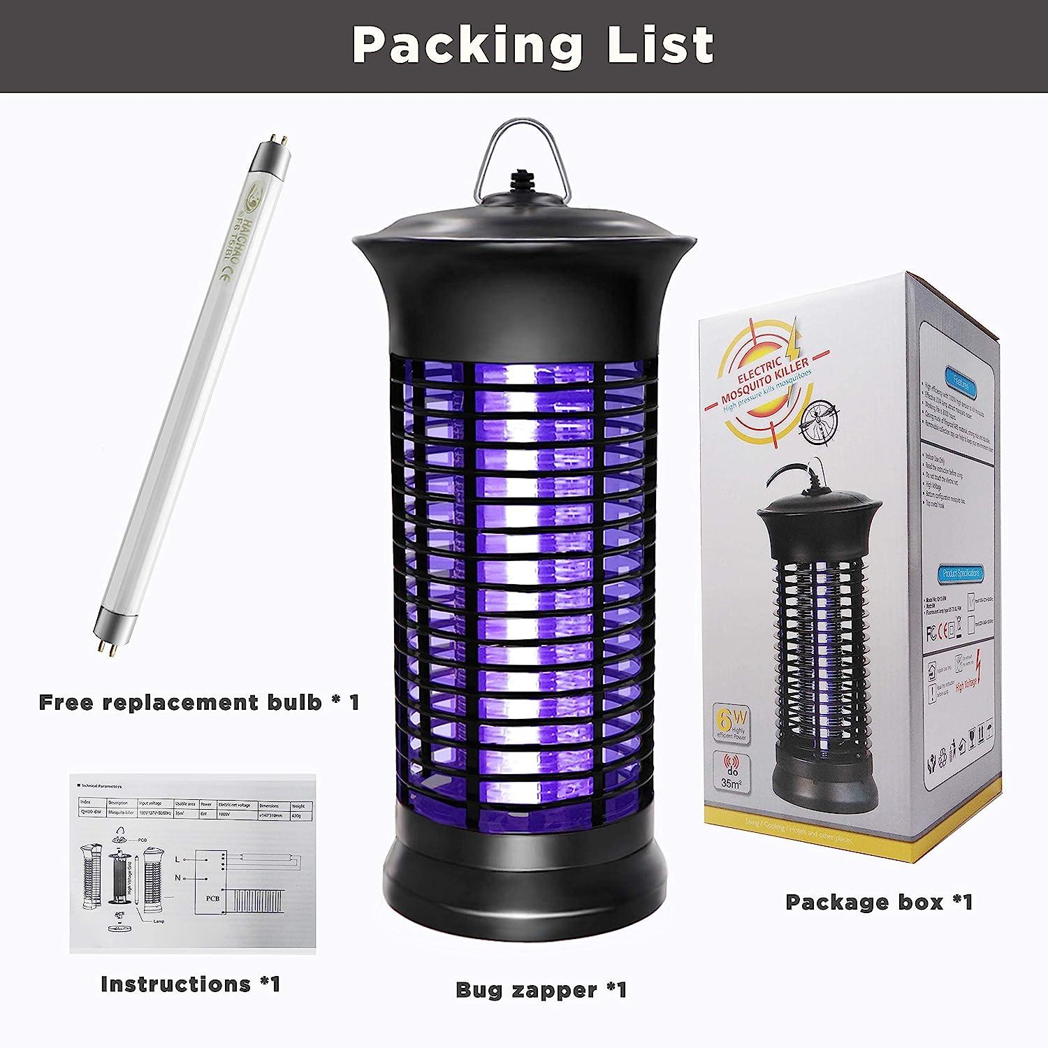 110v Electric Bug Zapper Mosquito Insects Killer Lamp Indoor